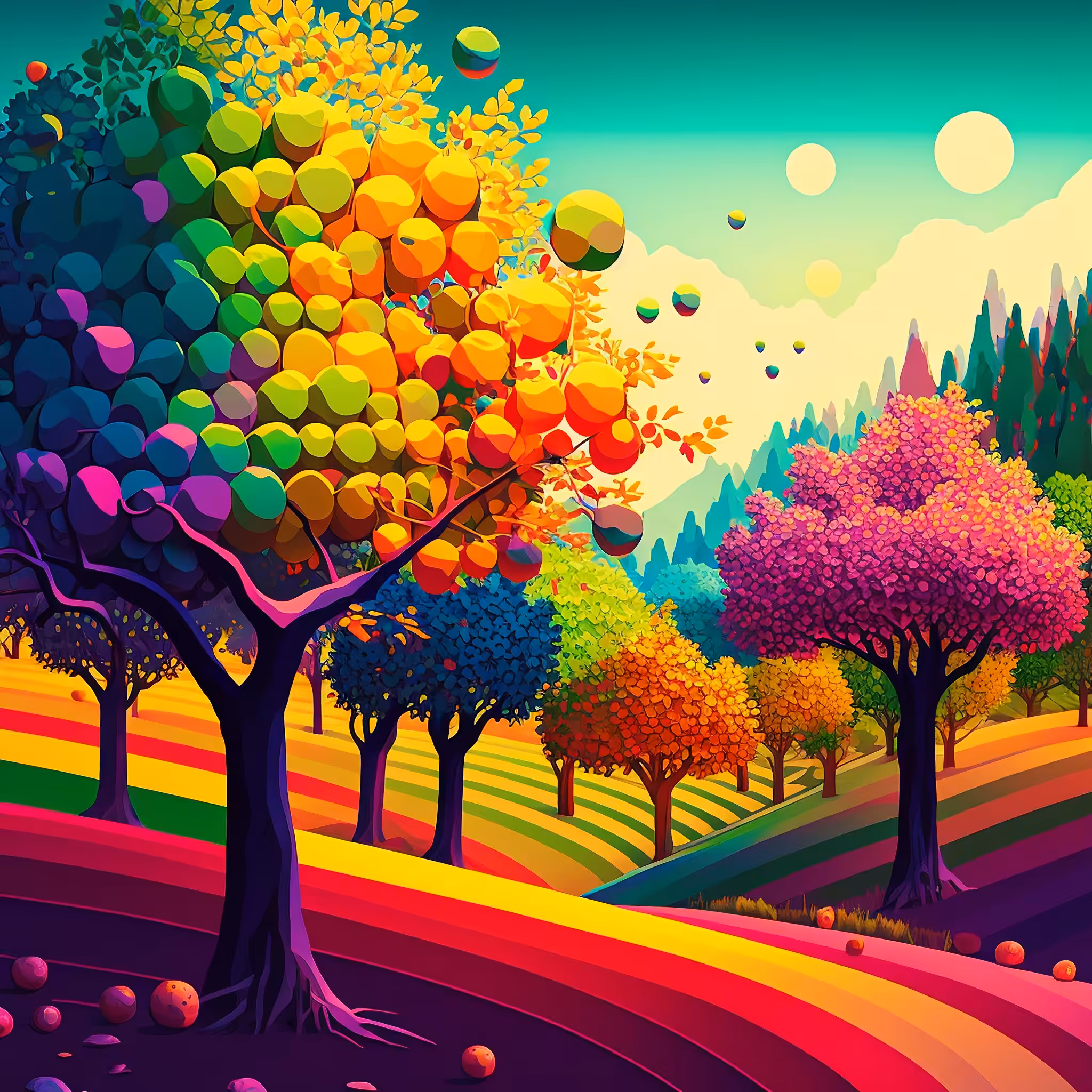 Rainbow Garden