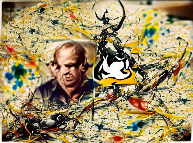 Abraham's First Works: jackson pollock