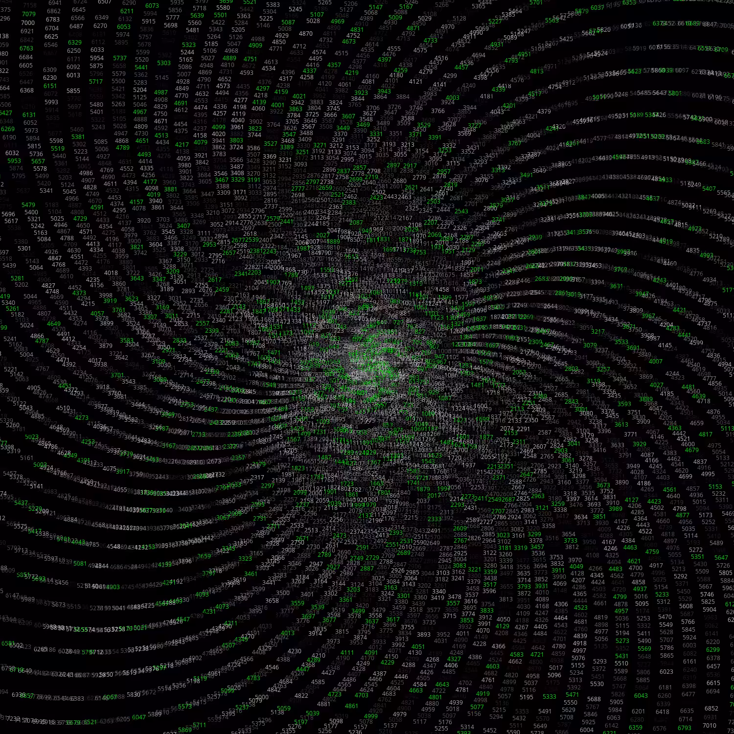 Polar Plot of Numbers #291