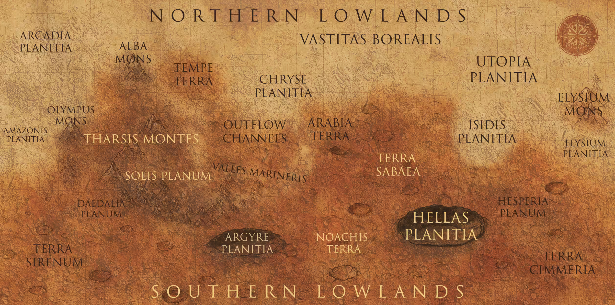 MARS MAP