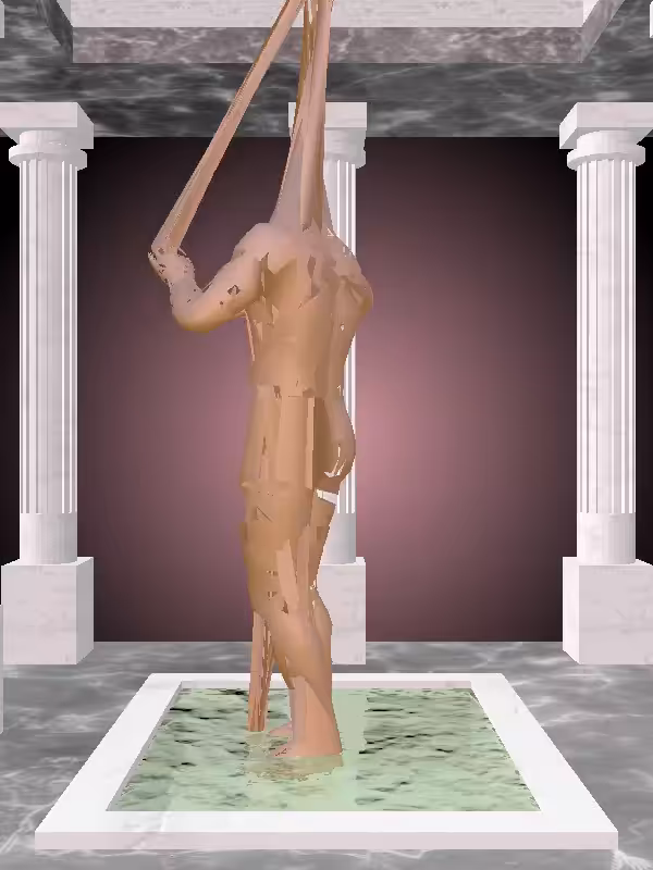 HeavenComputer: The Robotic Metallic Brick Man #6003