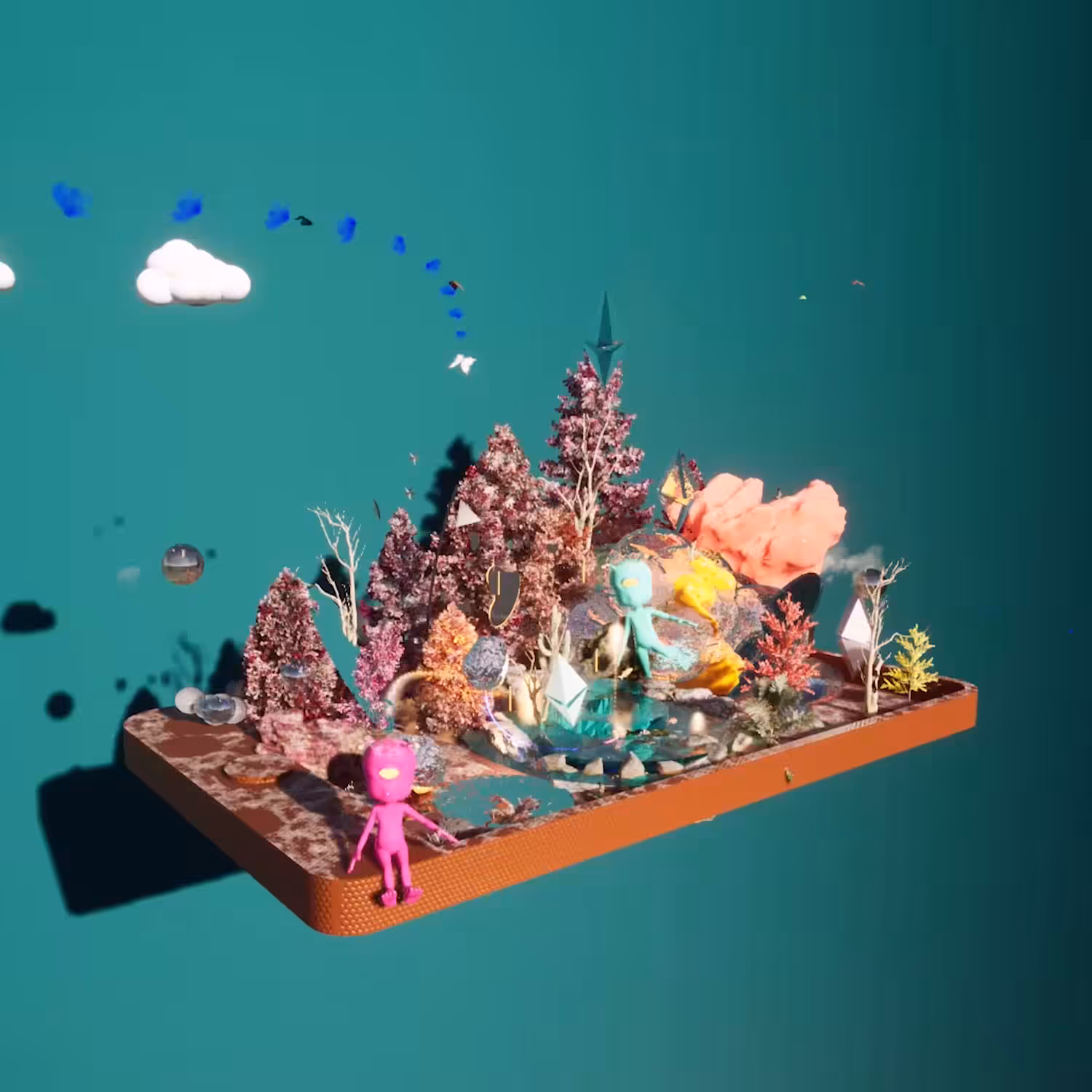 Alien garden on your Phone
