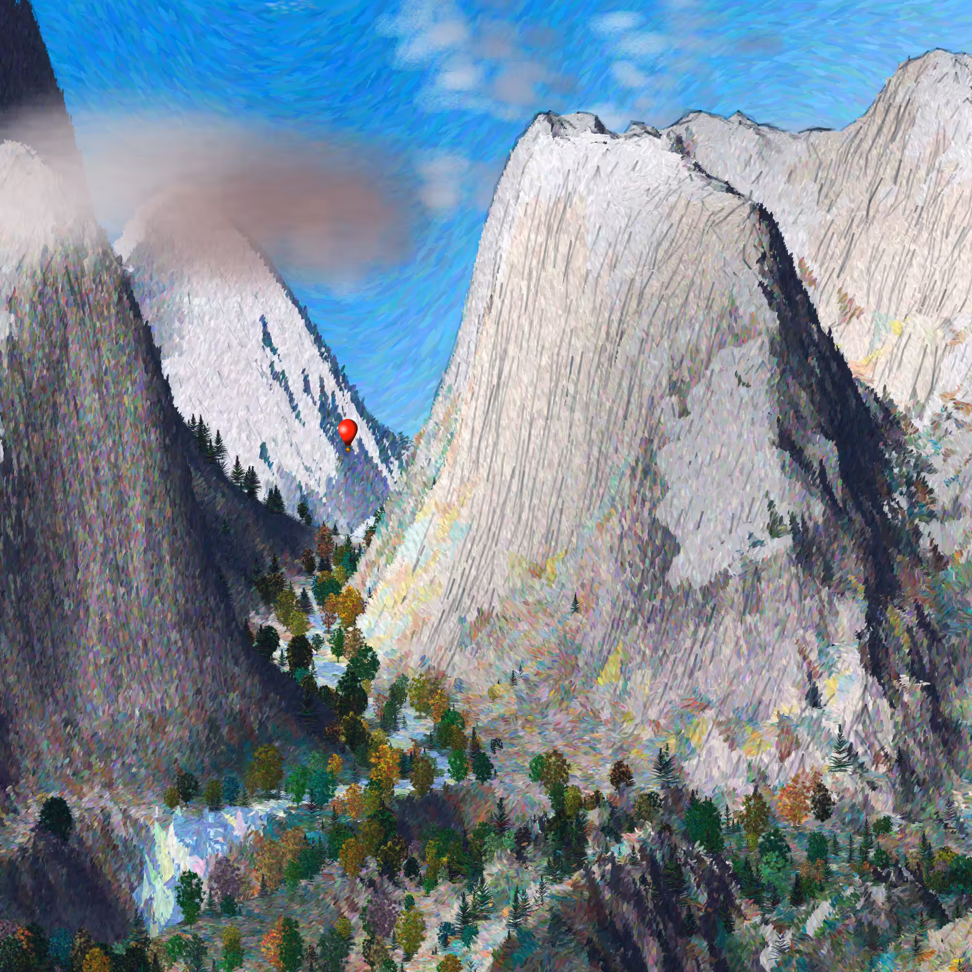Expedition, between the peaks