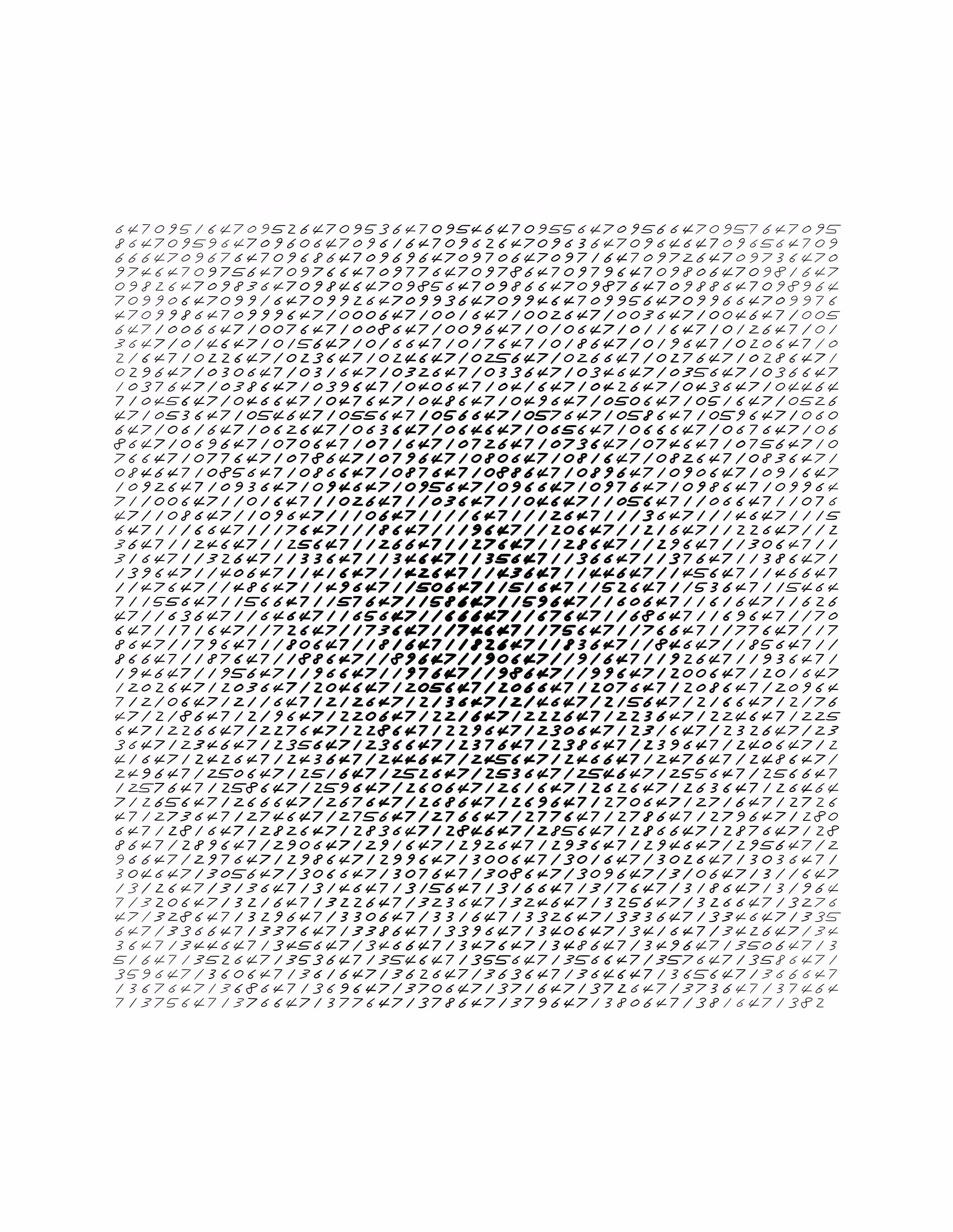 Endless (5,607,250 to Infinity) #2973