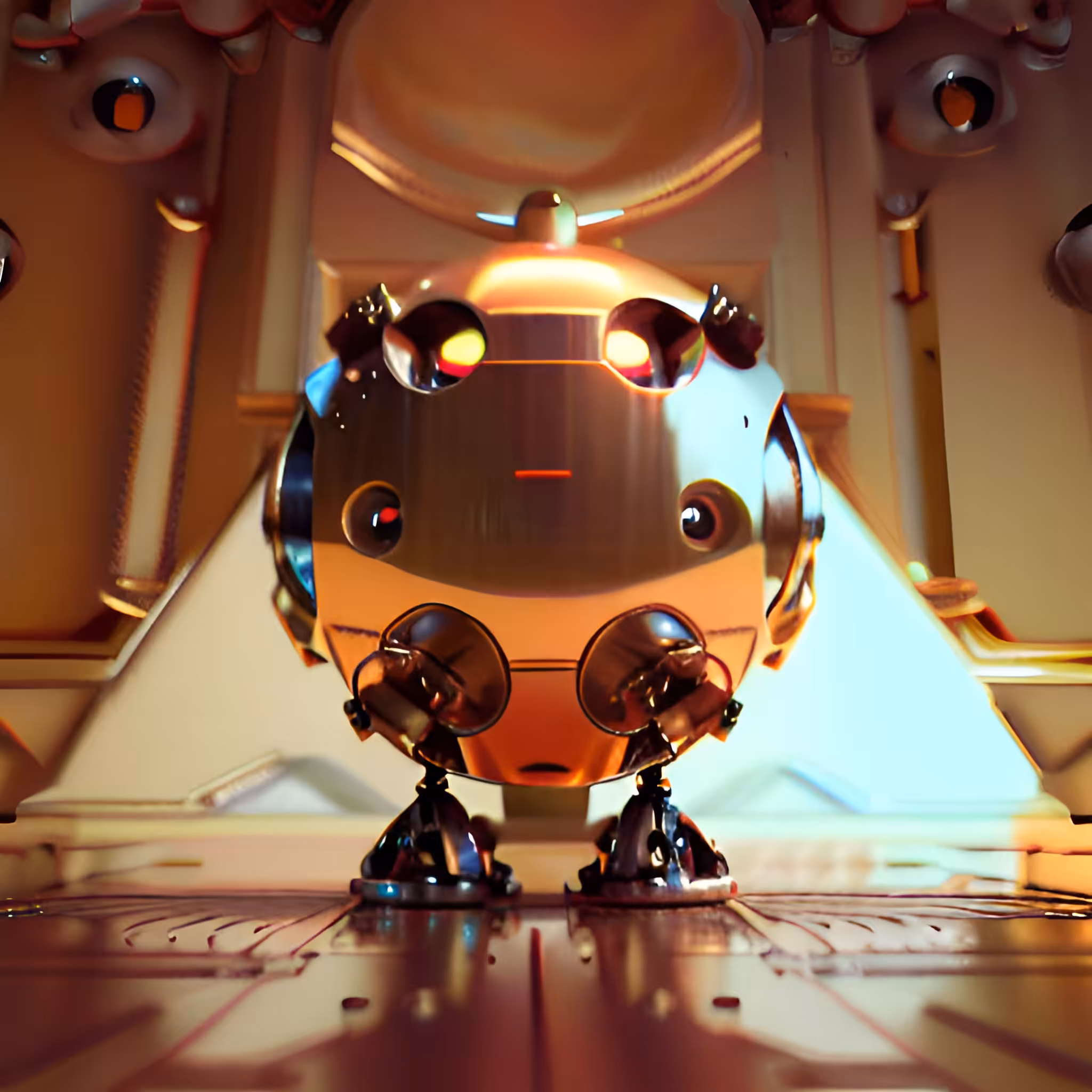 Golden Robotic Apples #57