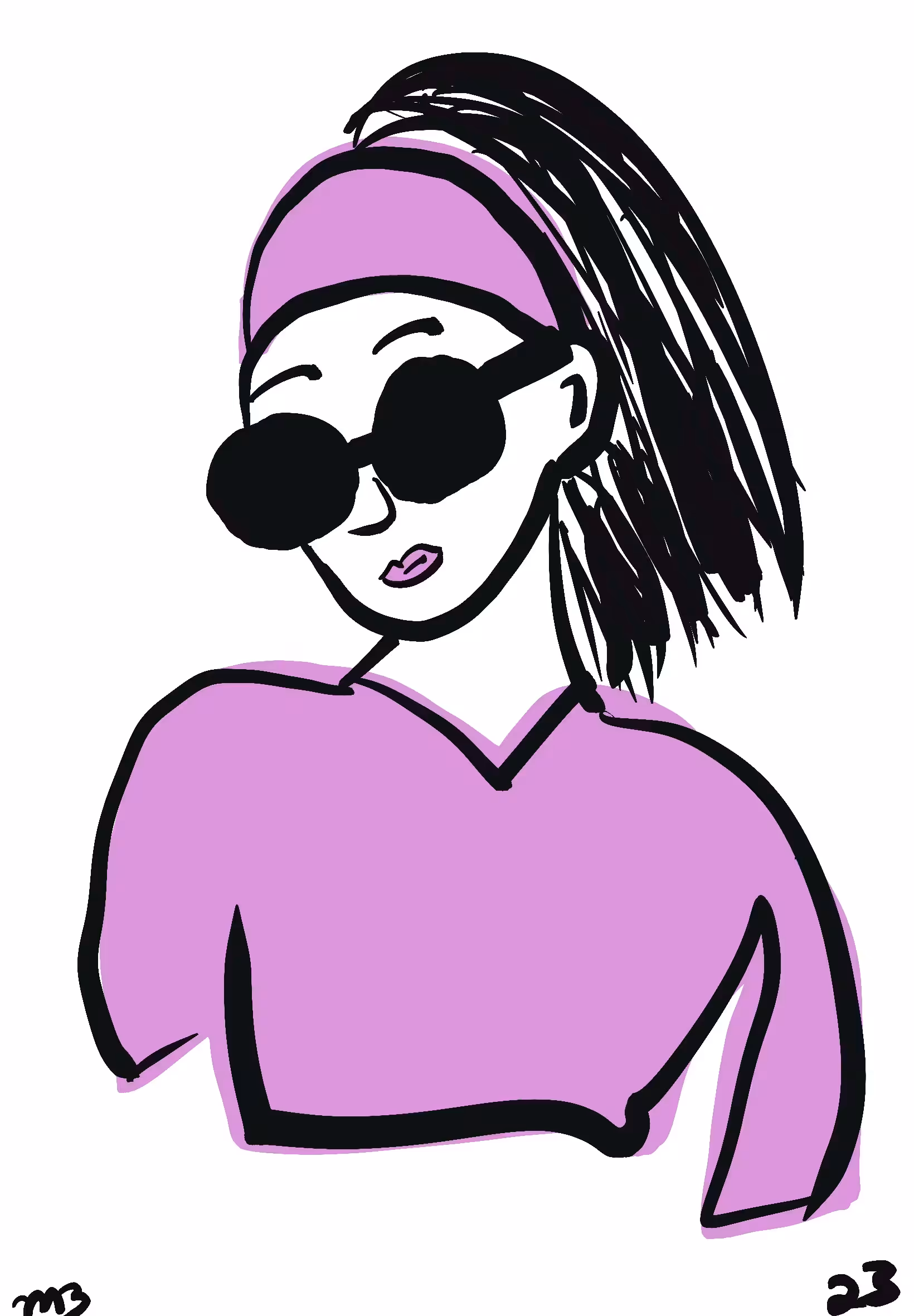 Anna in Signature Glasses