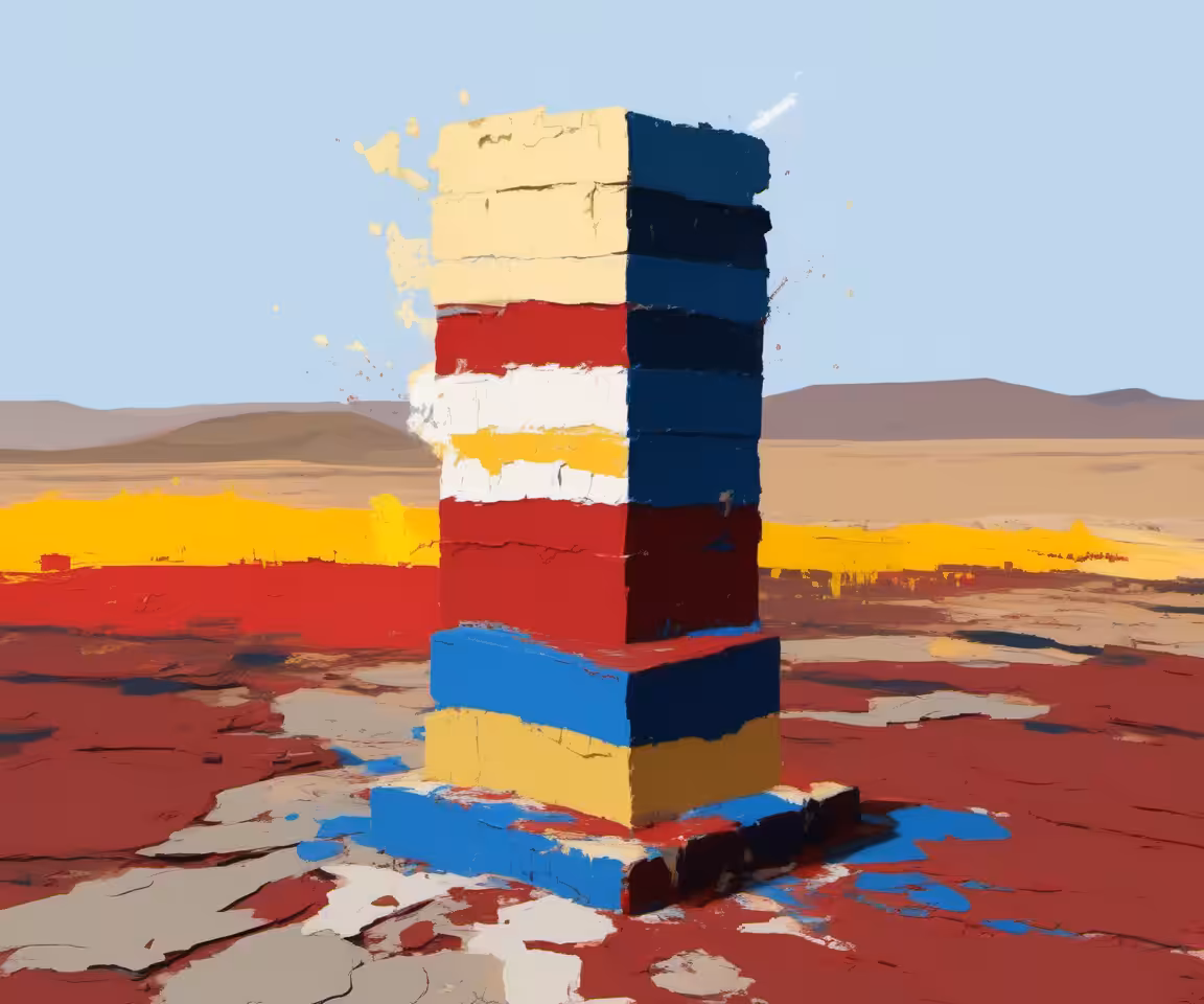 Painted Slabs #25
