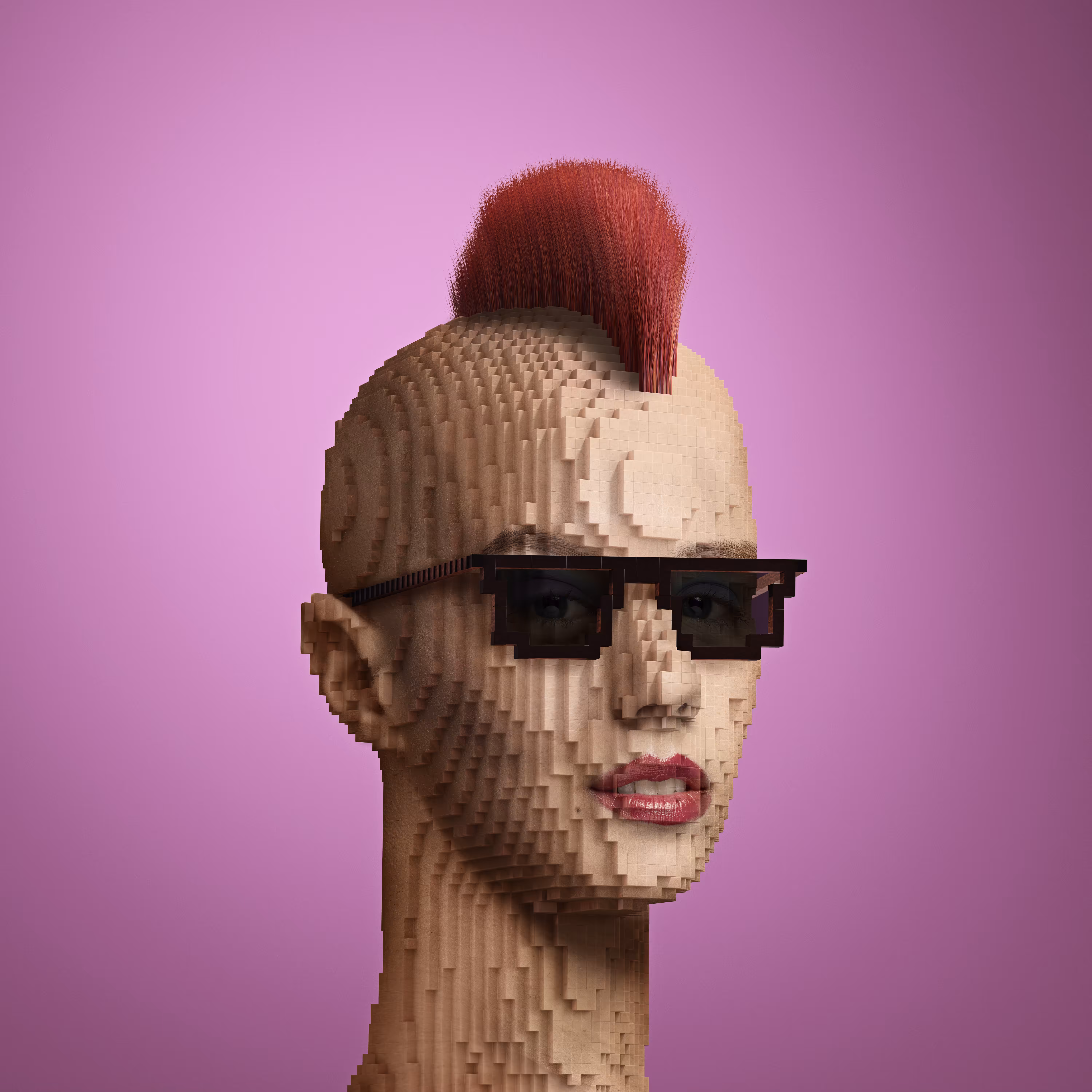 Block Head Punk 039
