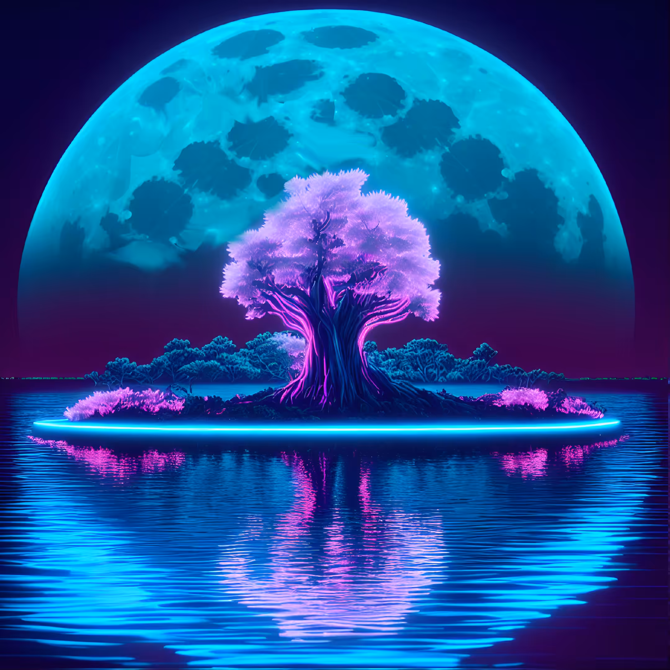 Mythical Marvels: Yggdrasil Tree and Moon Water 