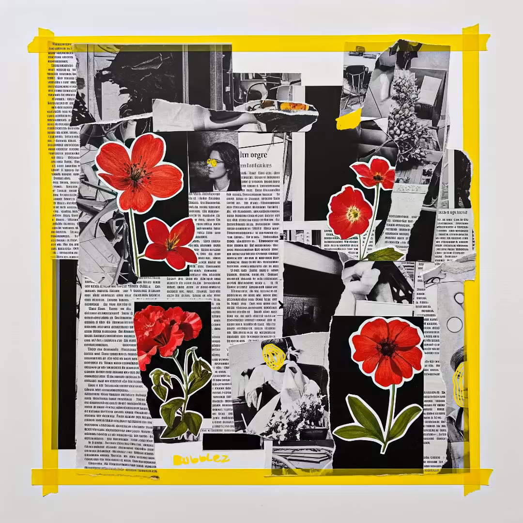 I remember the red flowers 