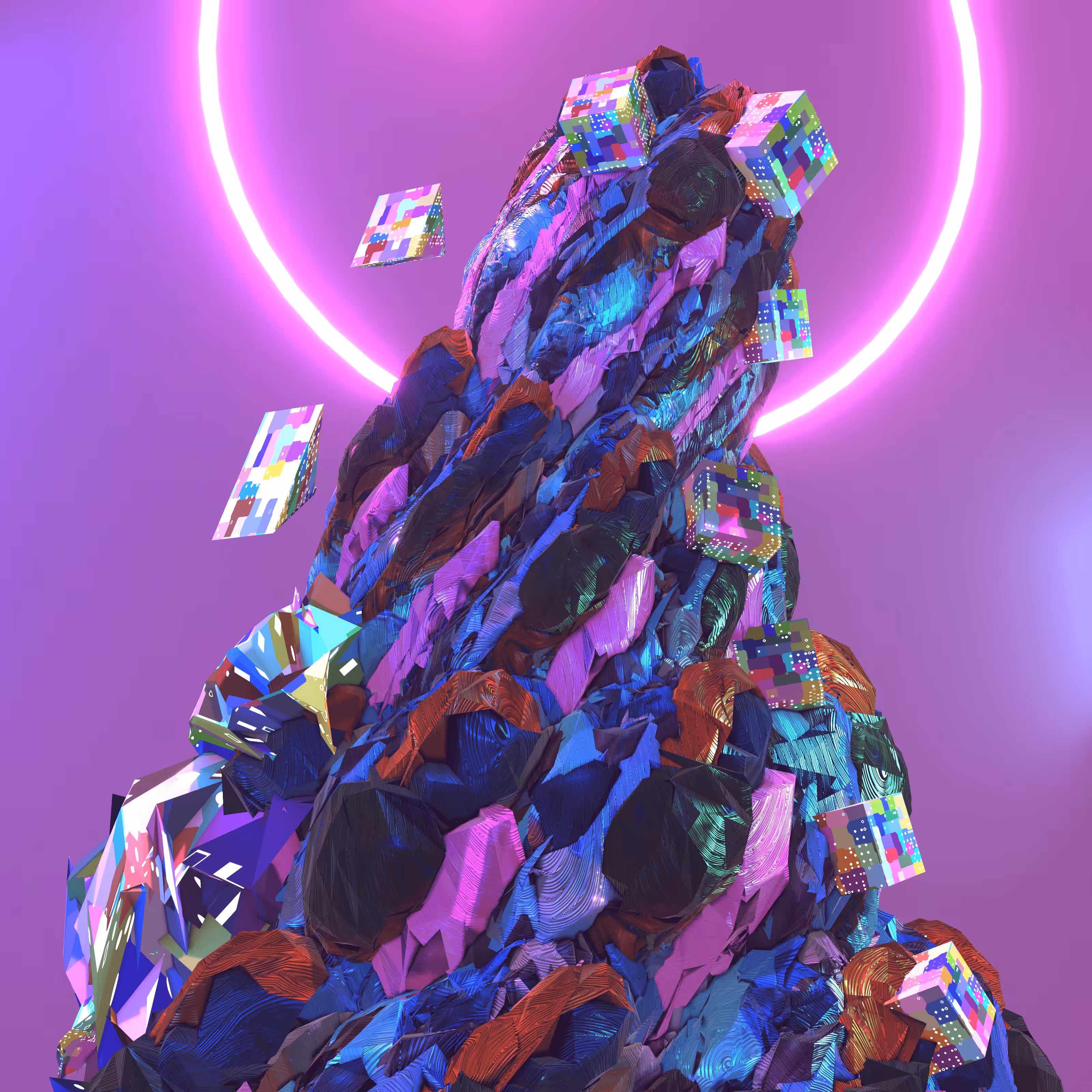 Abstractavaganza 47 "Ascend and Descent - Oppa Lemming Style"