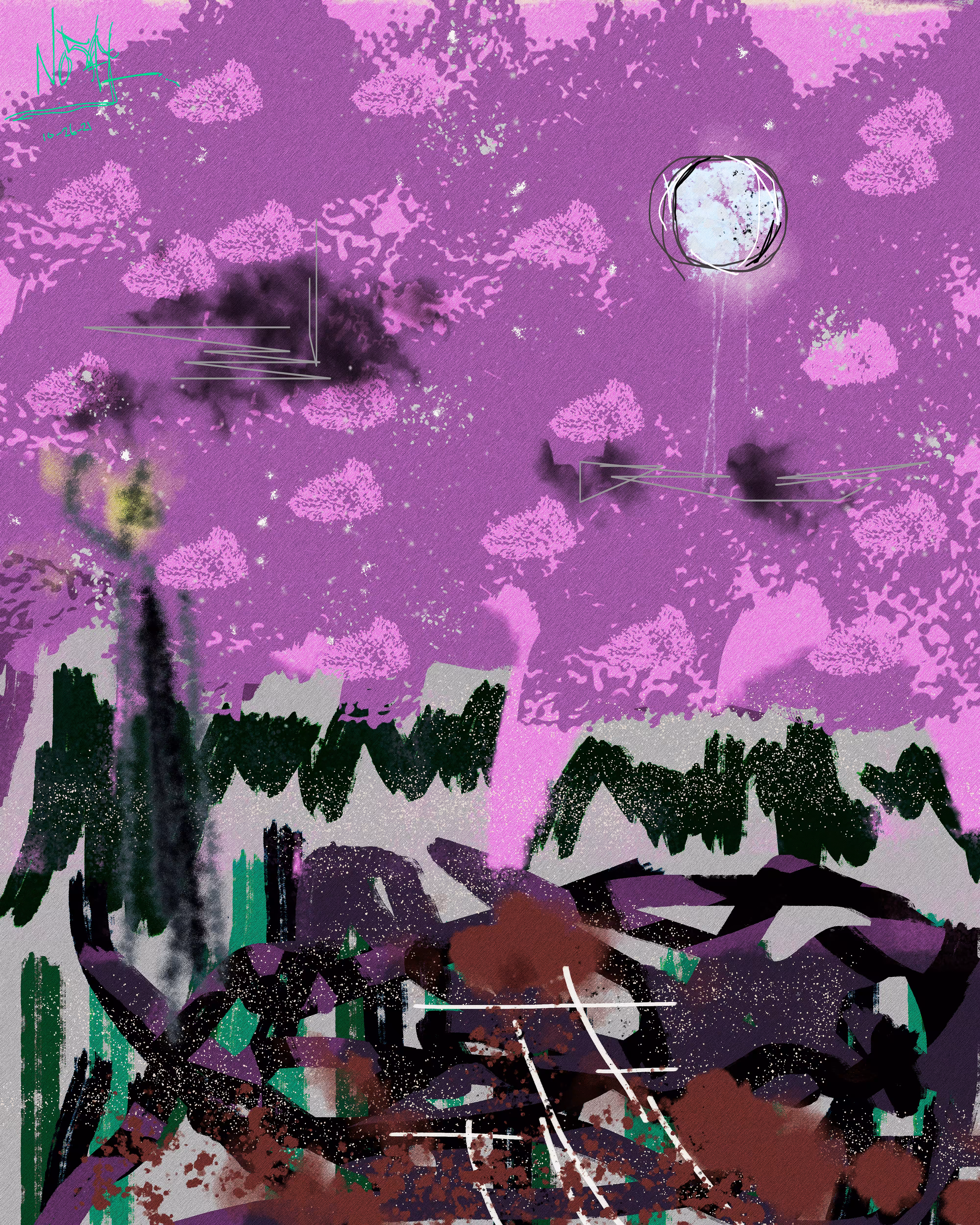 “Early Moon” 10/26/21 @no5ay_