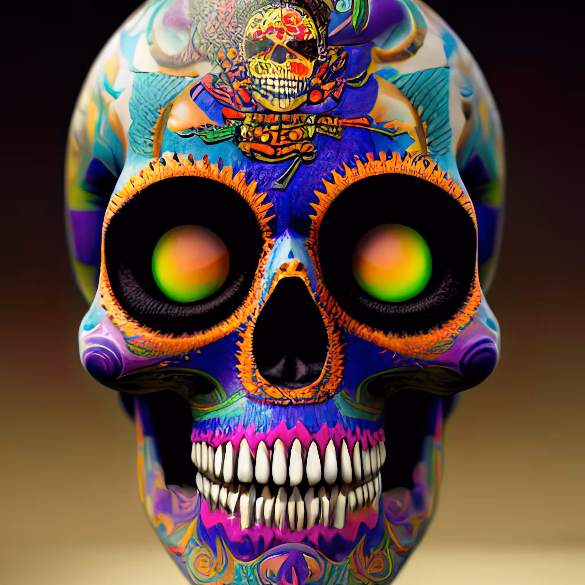 Head Case - A Color Study: Head Case #203