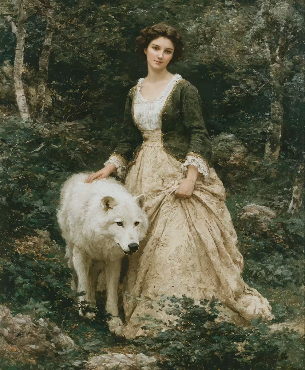 Princess and wolf