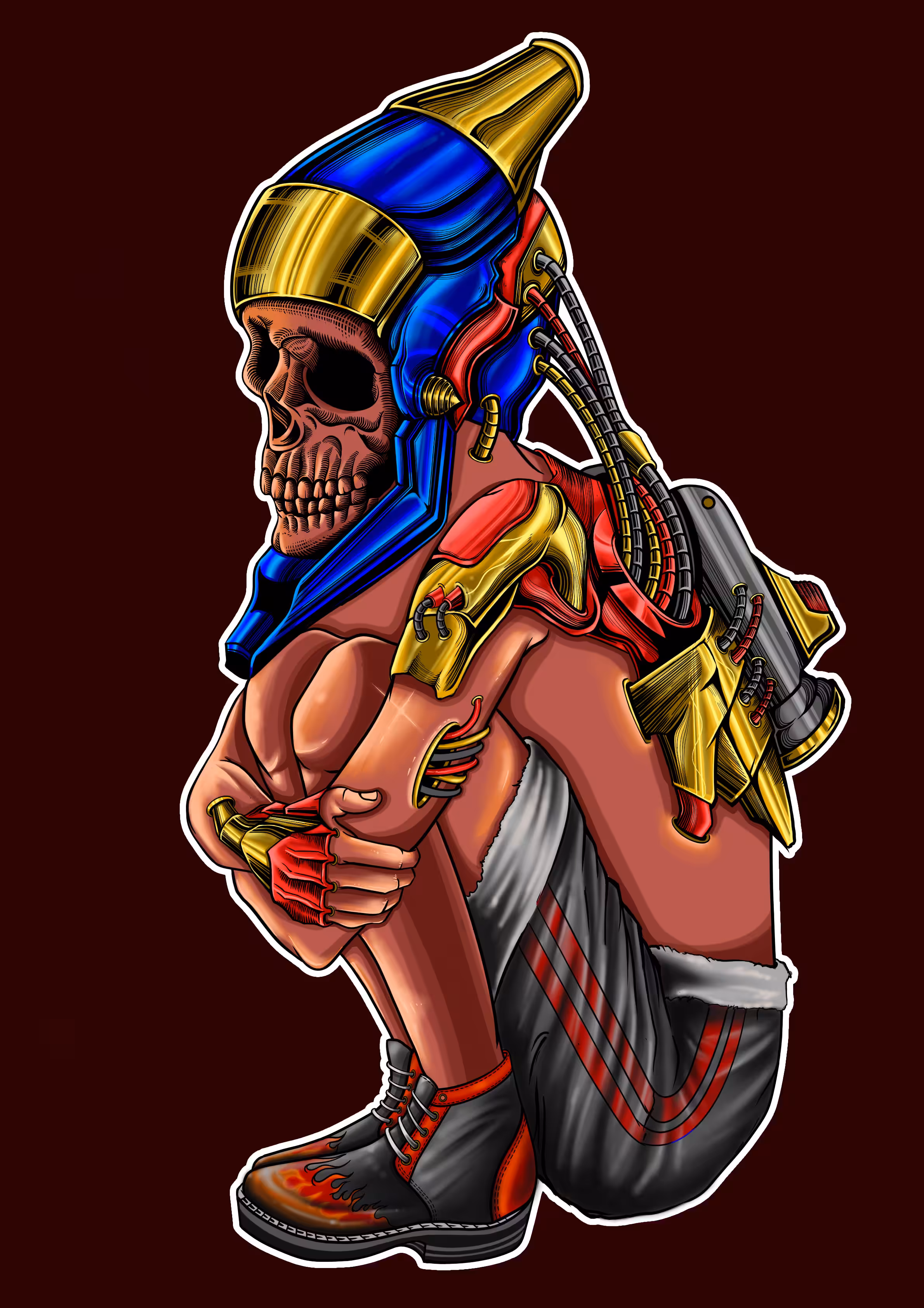 Cyber skull #2