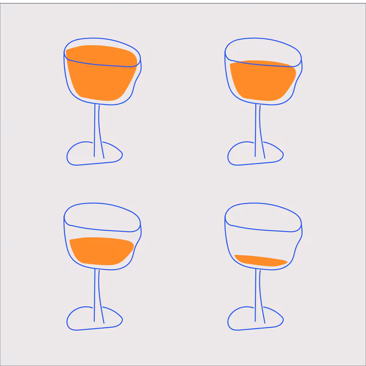 Four stages of happiness