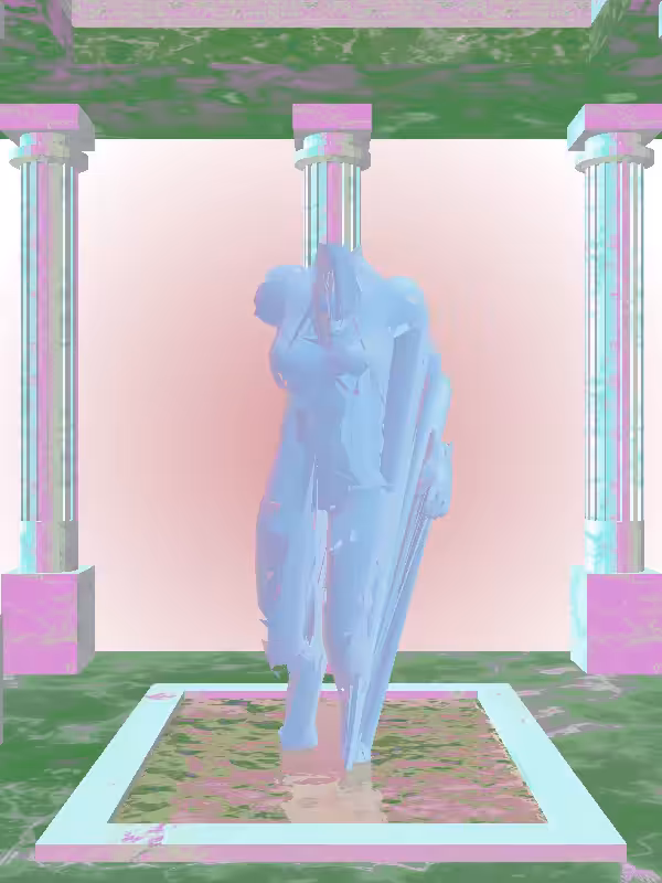 HeavenComputer: The Injured Bright Purple Woman #1429