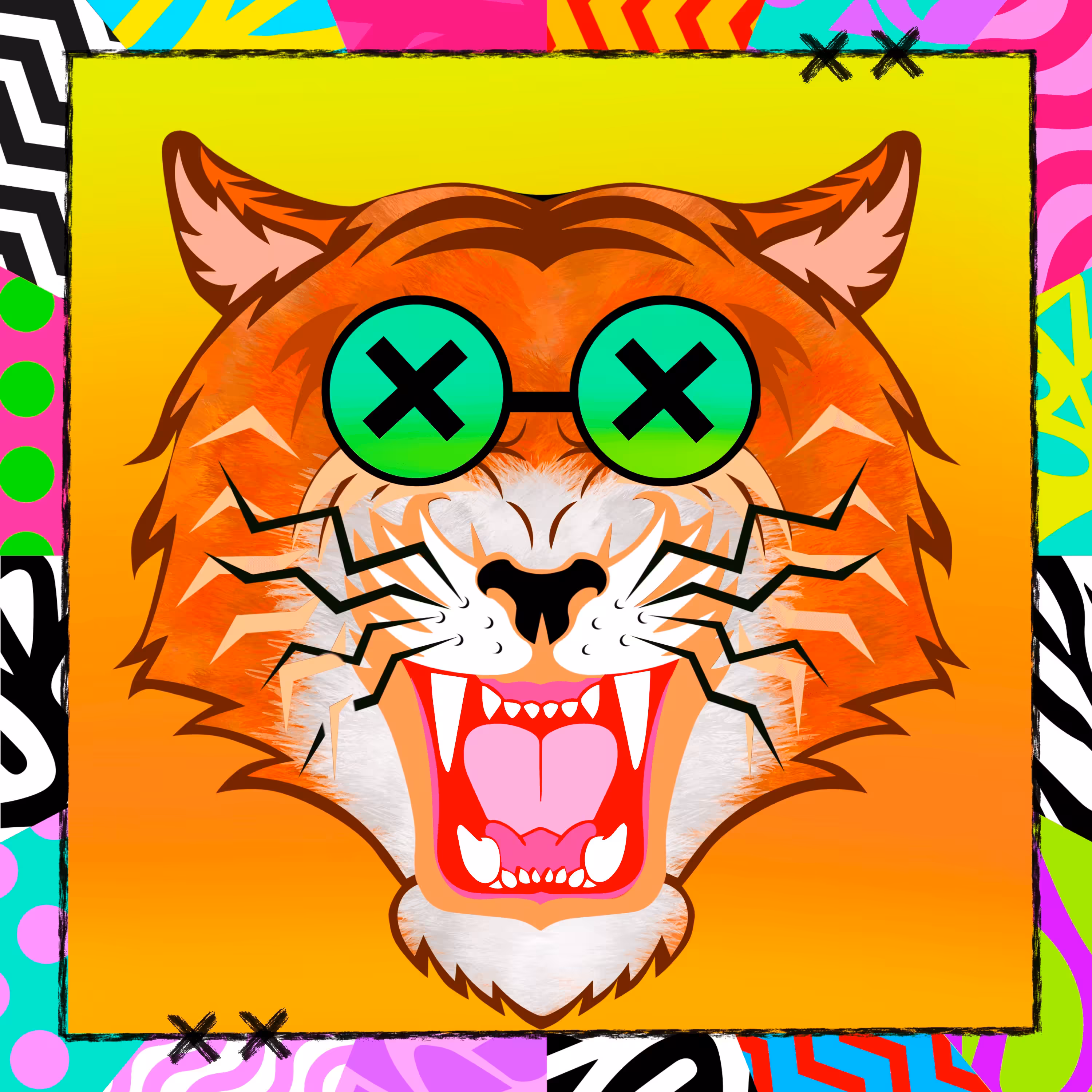 CRYPTO TIGER FACE #41