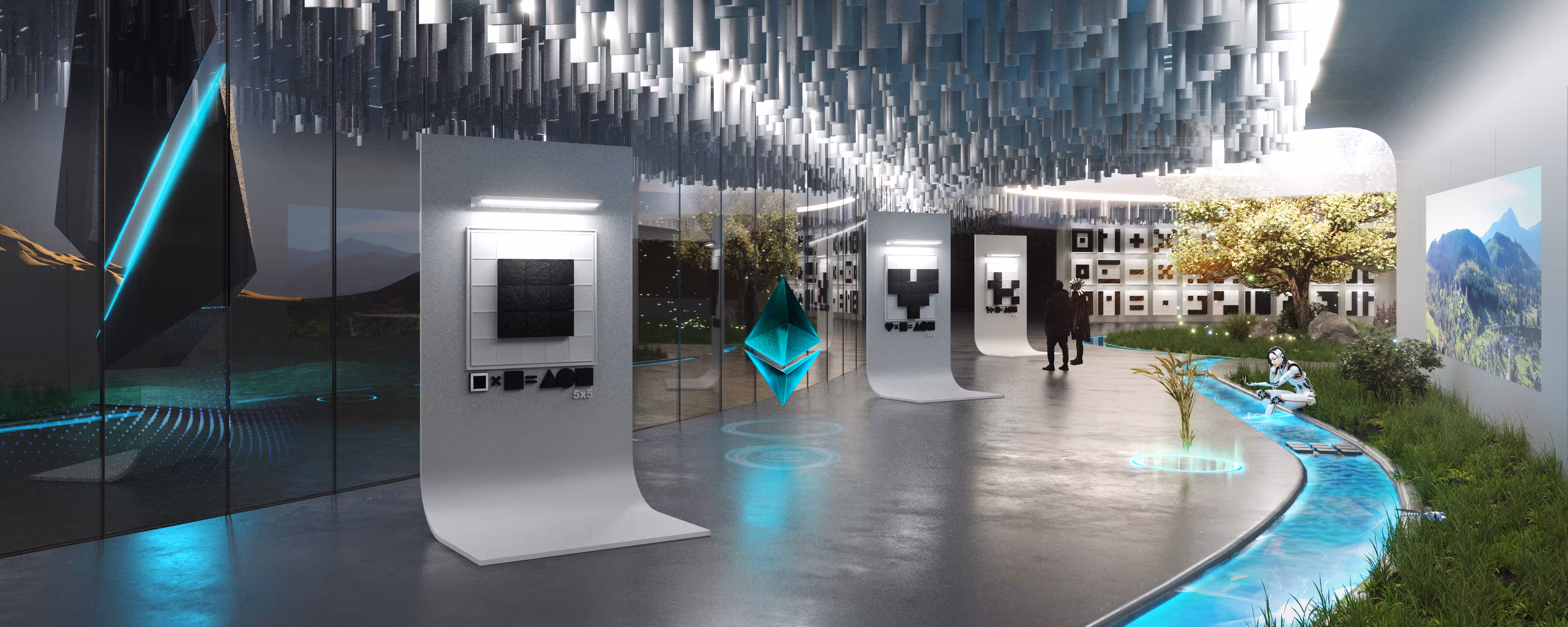 First Exhibition Hall on Mars