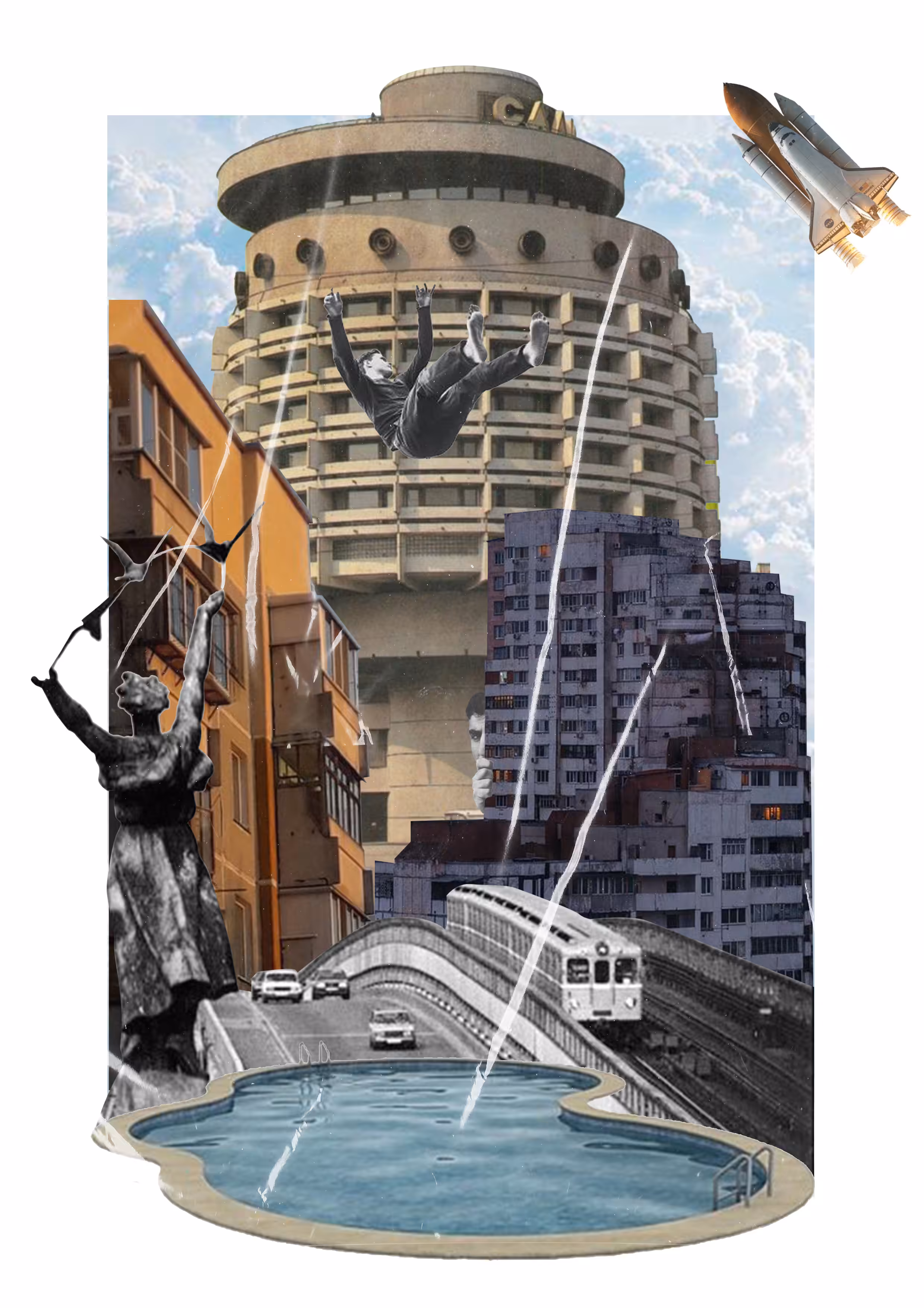 free falll in modernism