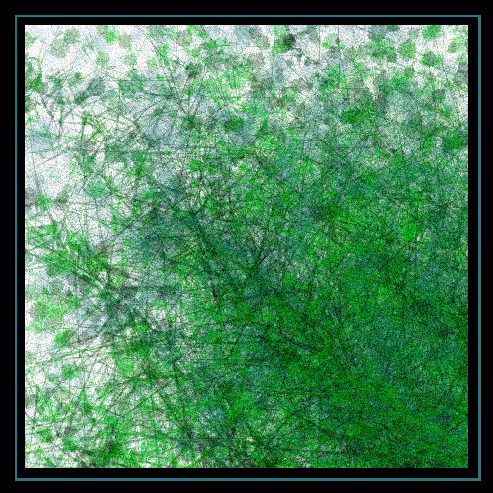 Abstract painting - vegetation #19