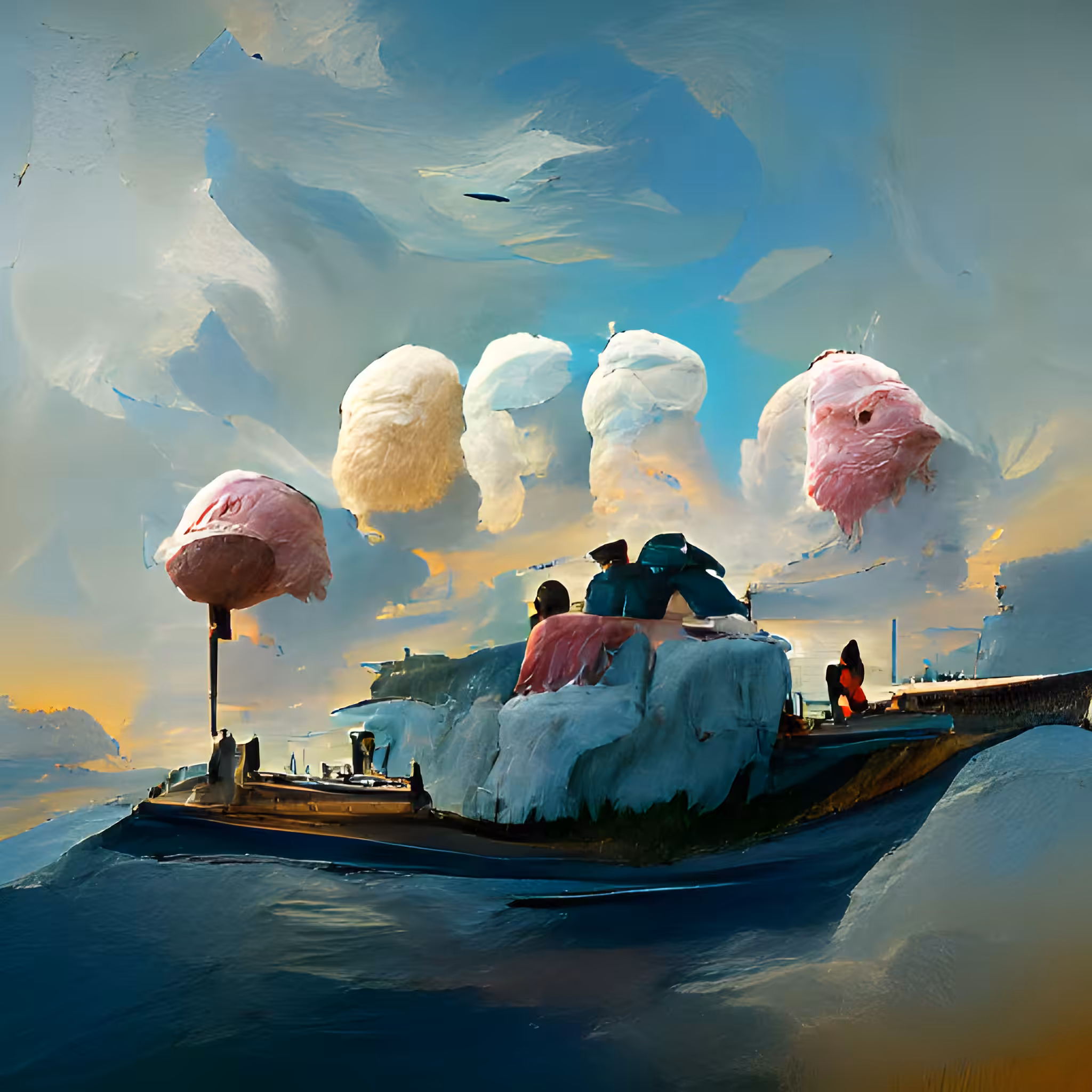 Cotton Candy Landscape #09