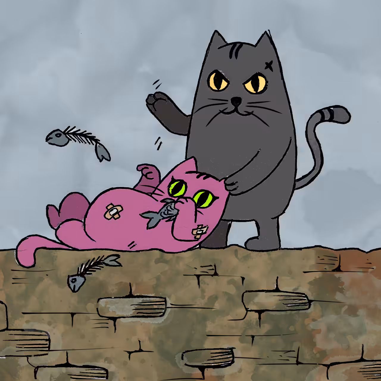 beating pink