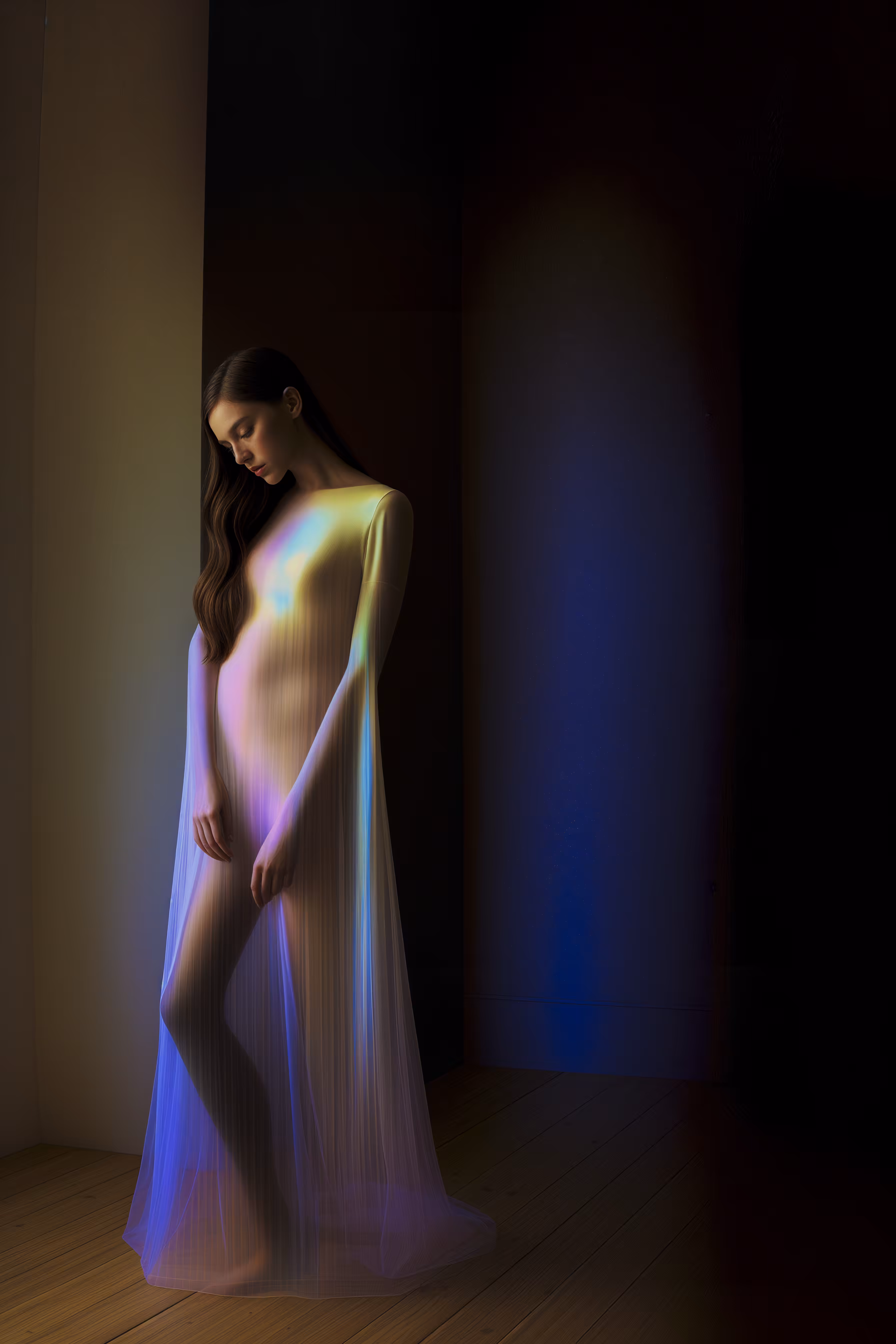 The woman is iridescent #2
