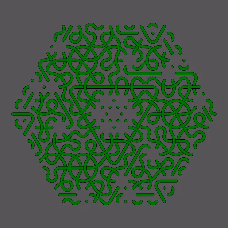 Threefold Symmetry - Dark Variations #144