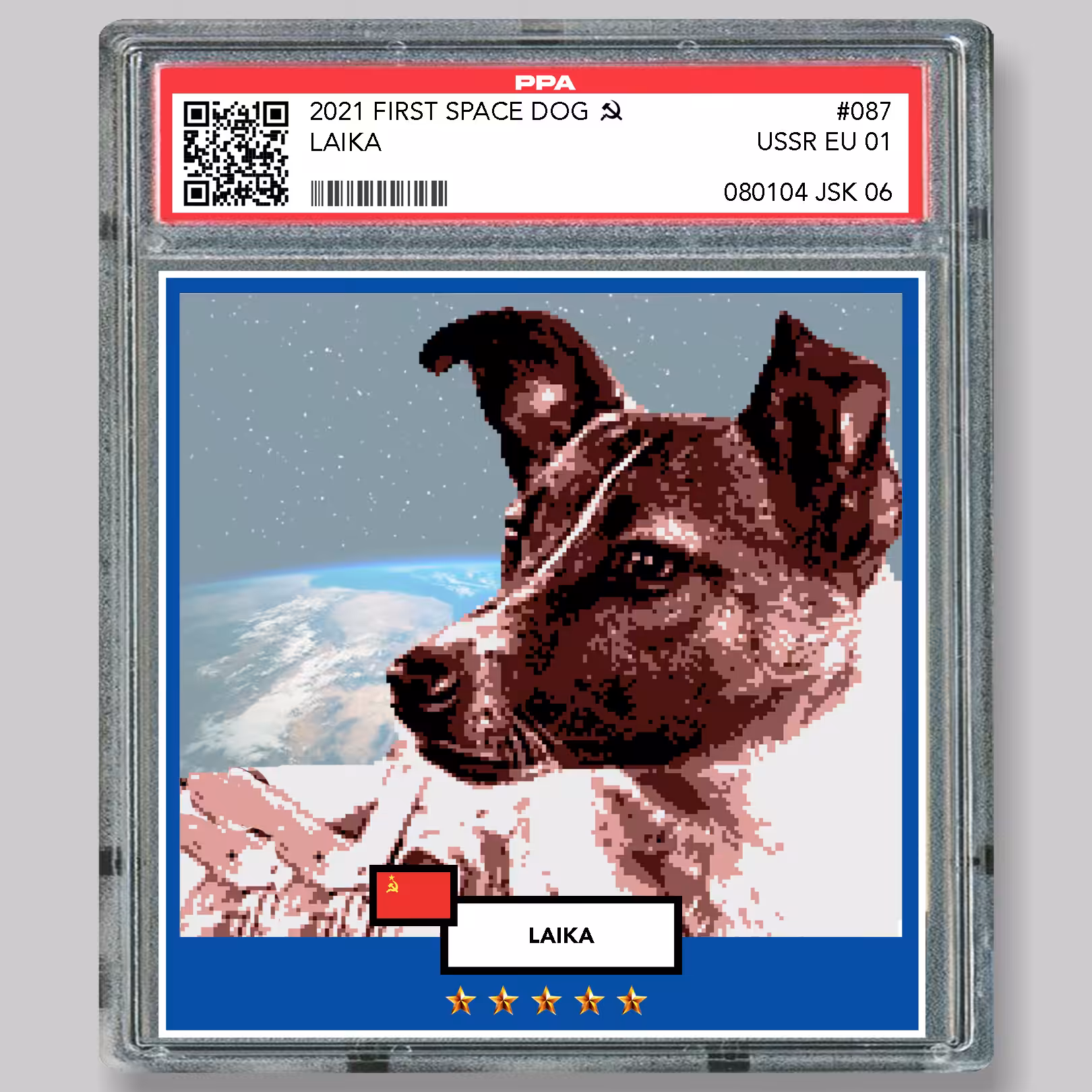 087 Laika "First space dog"