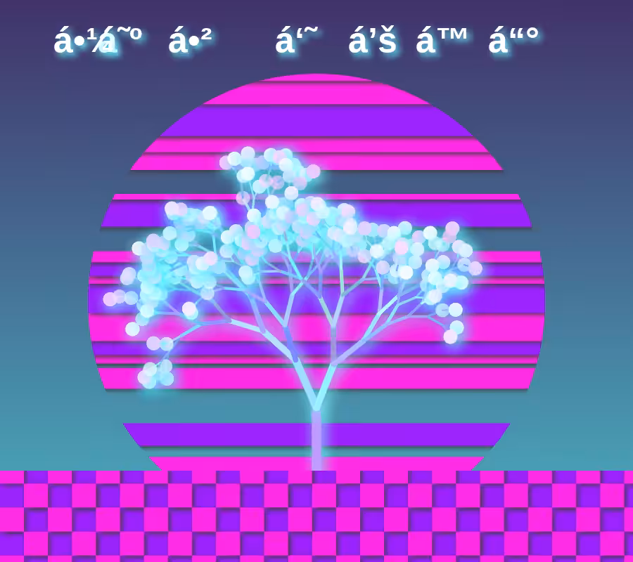 Vaporwave poster generator #4