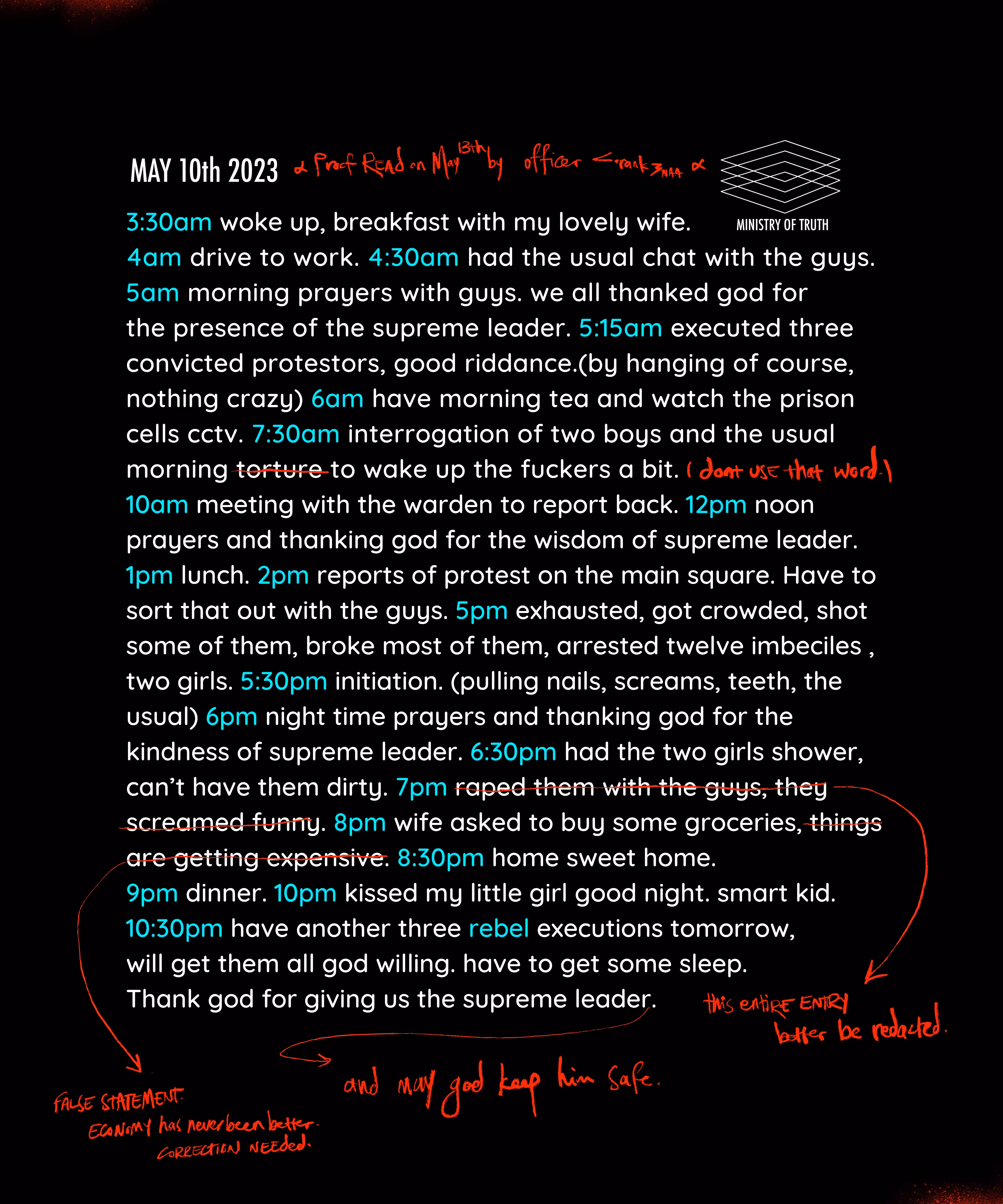 The Executioner's Journal.