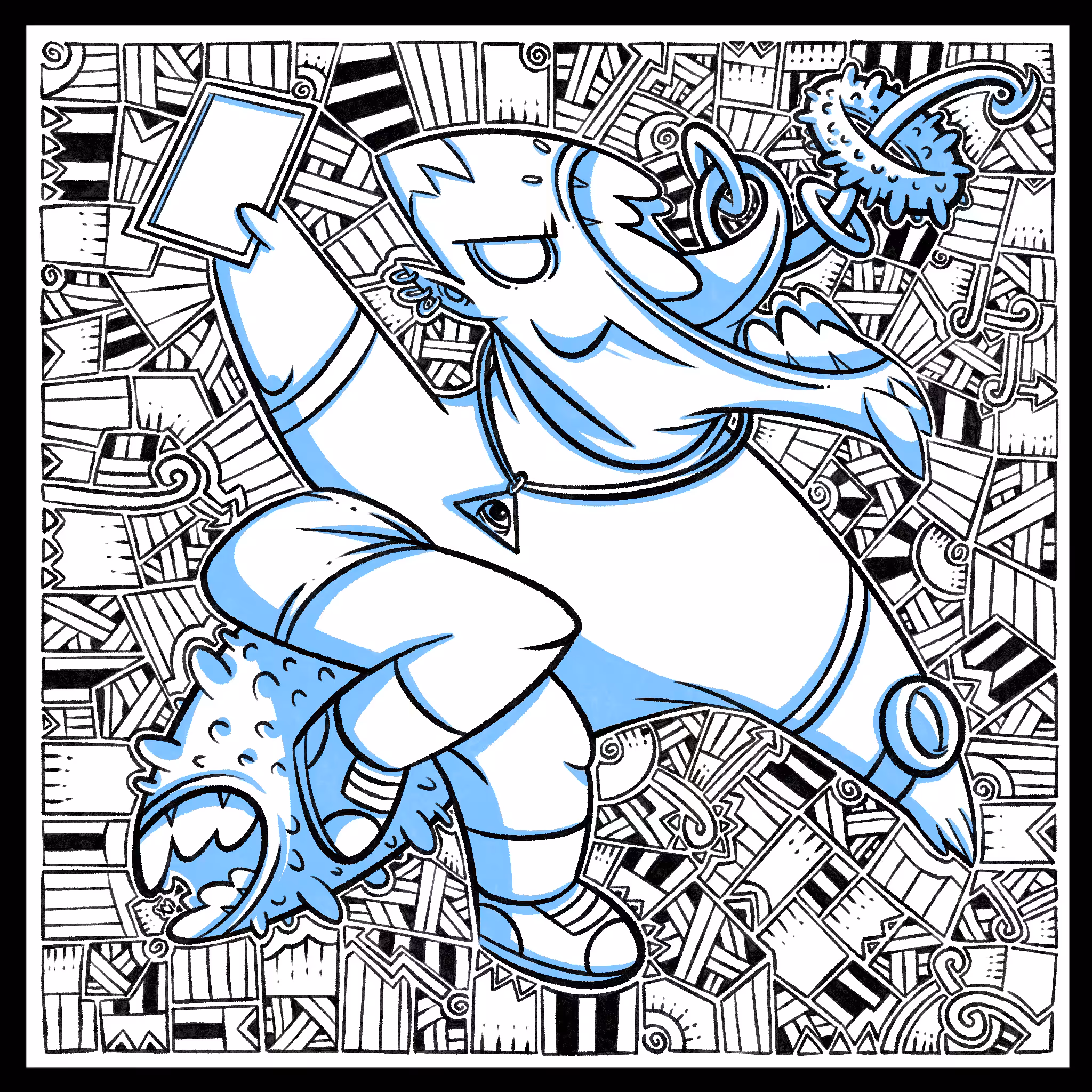 Creature 076 Lineart