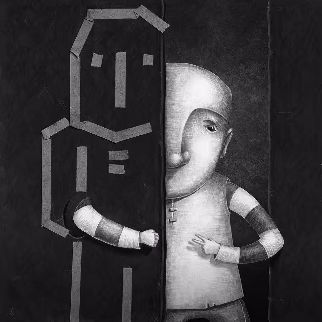 ROCK SCISSORS grayscale