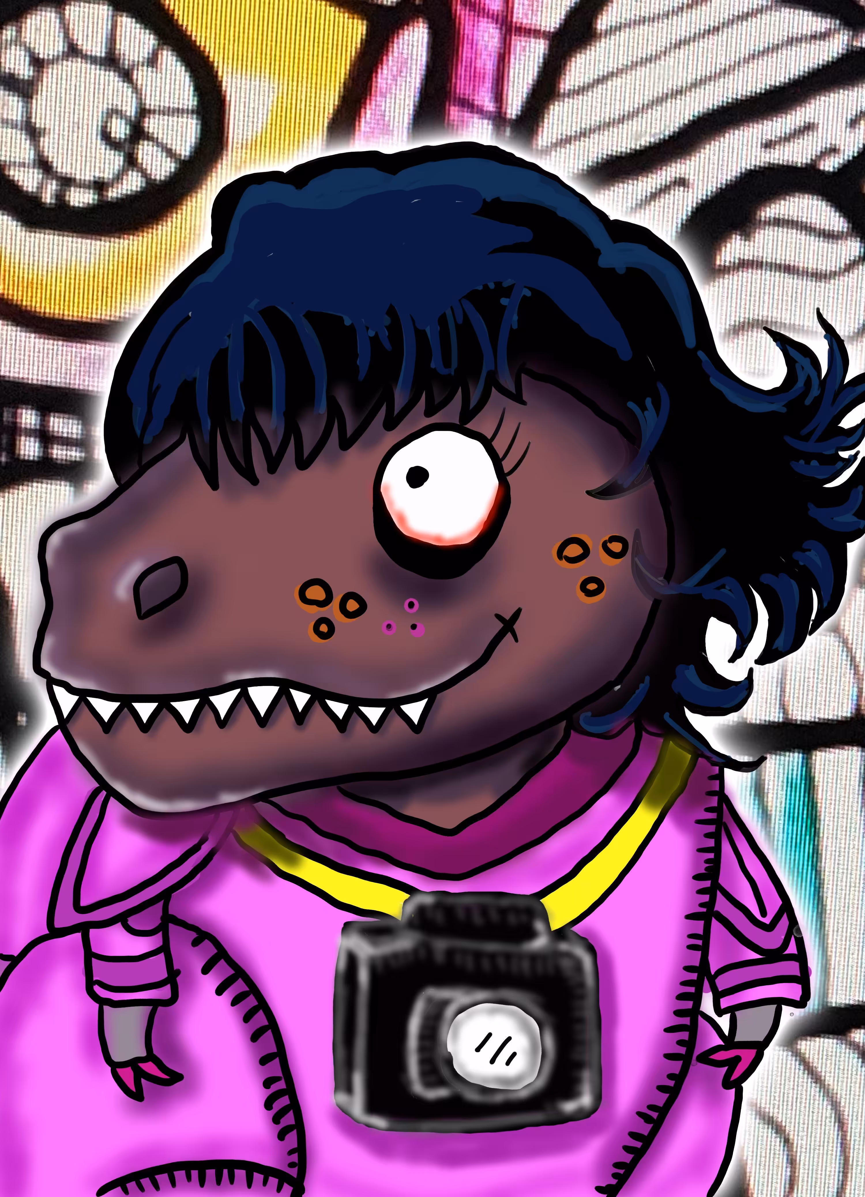Silly Trex Friend Art 04 PinkyRex