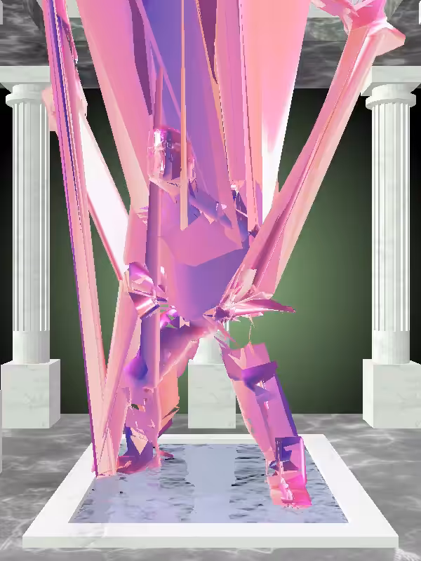 HeavenComputer: The Kicking Magnetic Magenta Man #4239