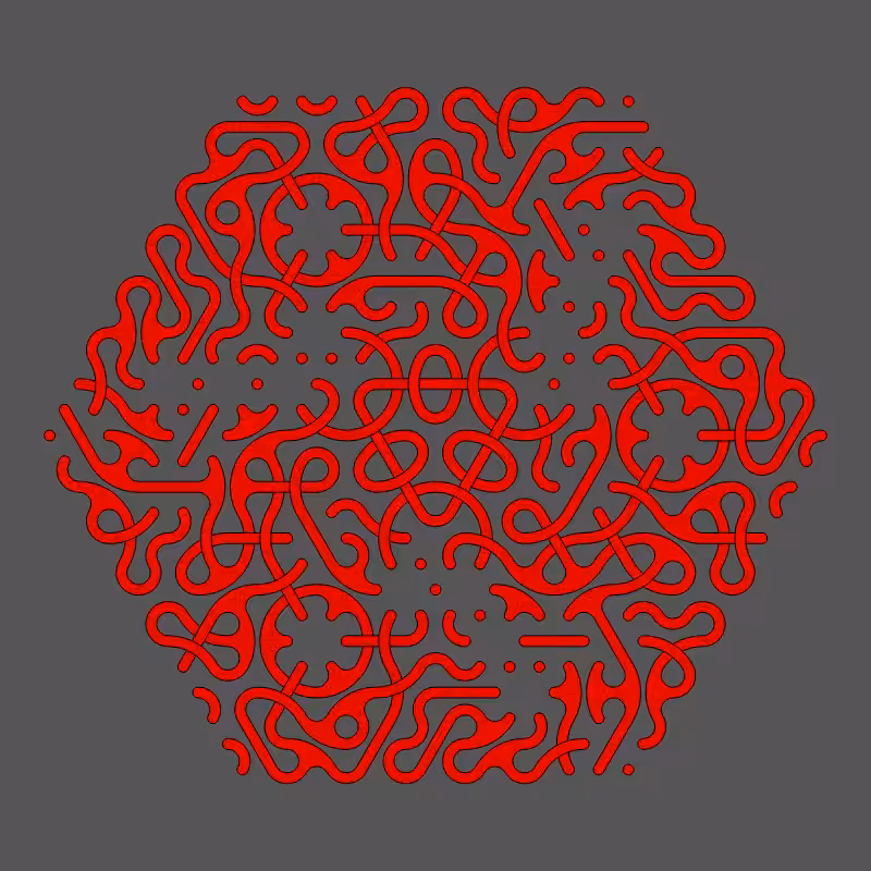Threefold Symmetry - Dark Variations #123