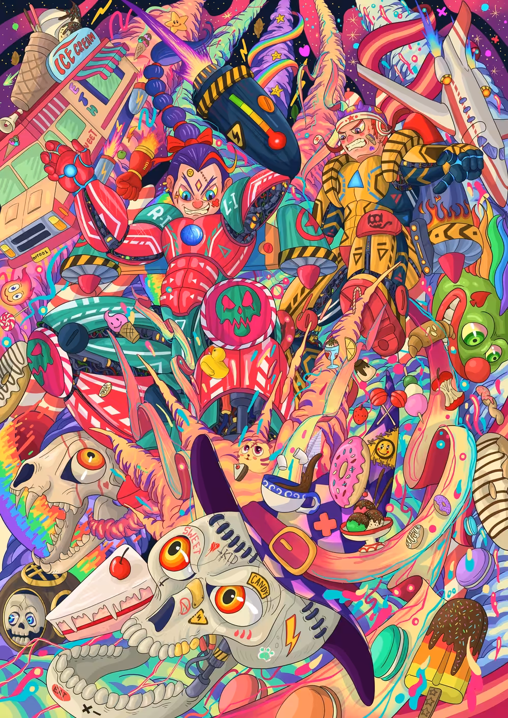 attack the candy house