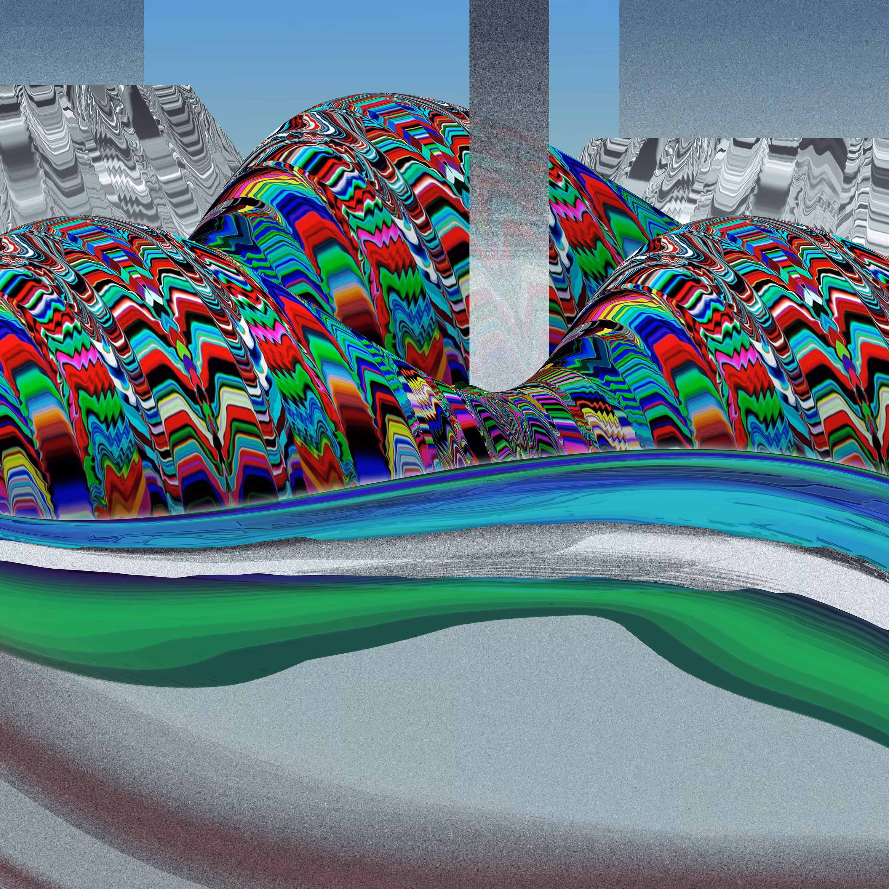 Meltdown Hallucinations: Glitch Volcano