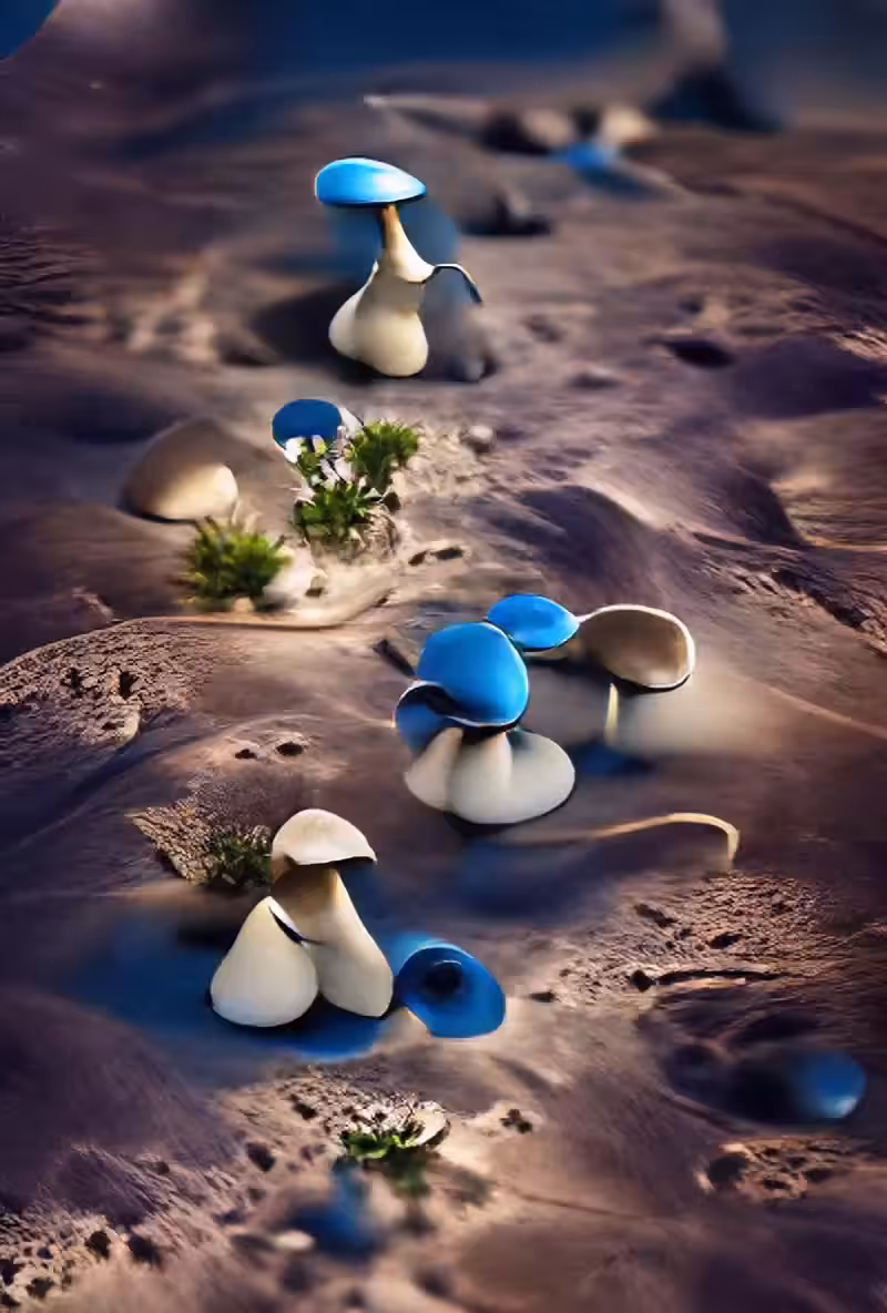 Moon Mushrooms (Psychedelic Adventure)