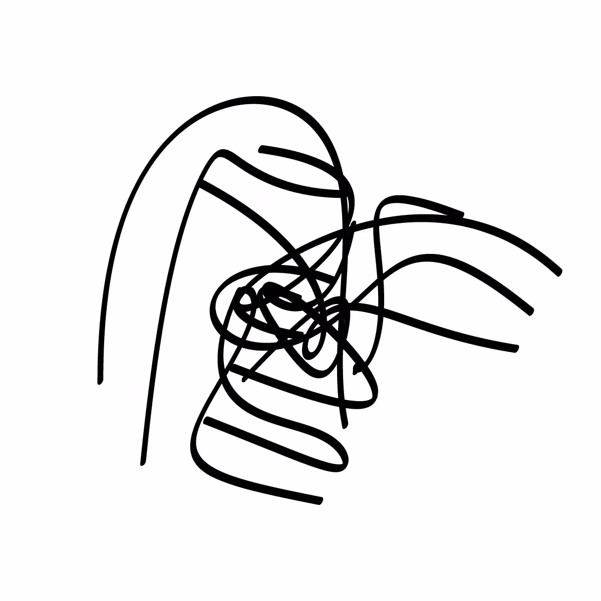 Evolutionary face #3, 10 Curves