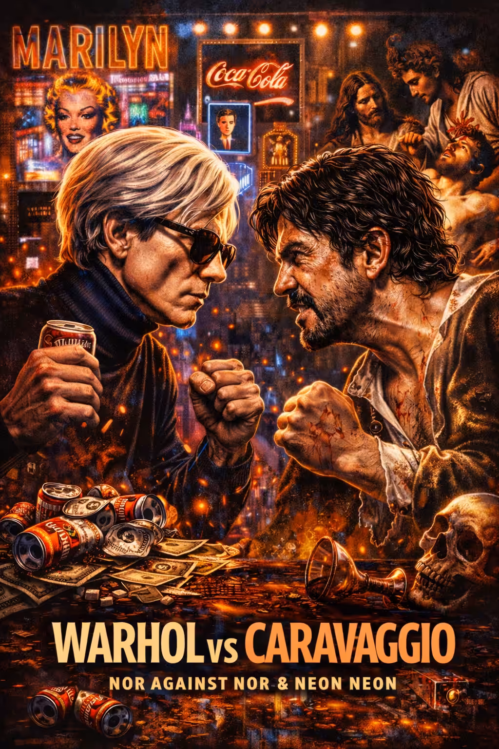 DEMON MONARCH: WARHOL vs CARAVAGGIO