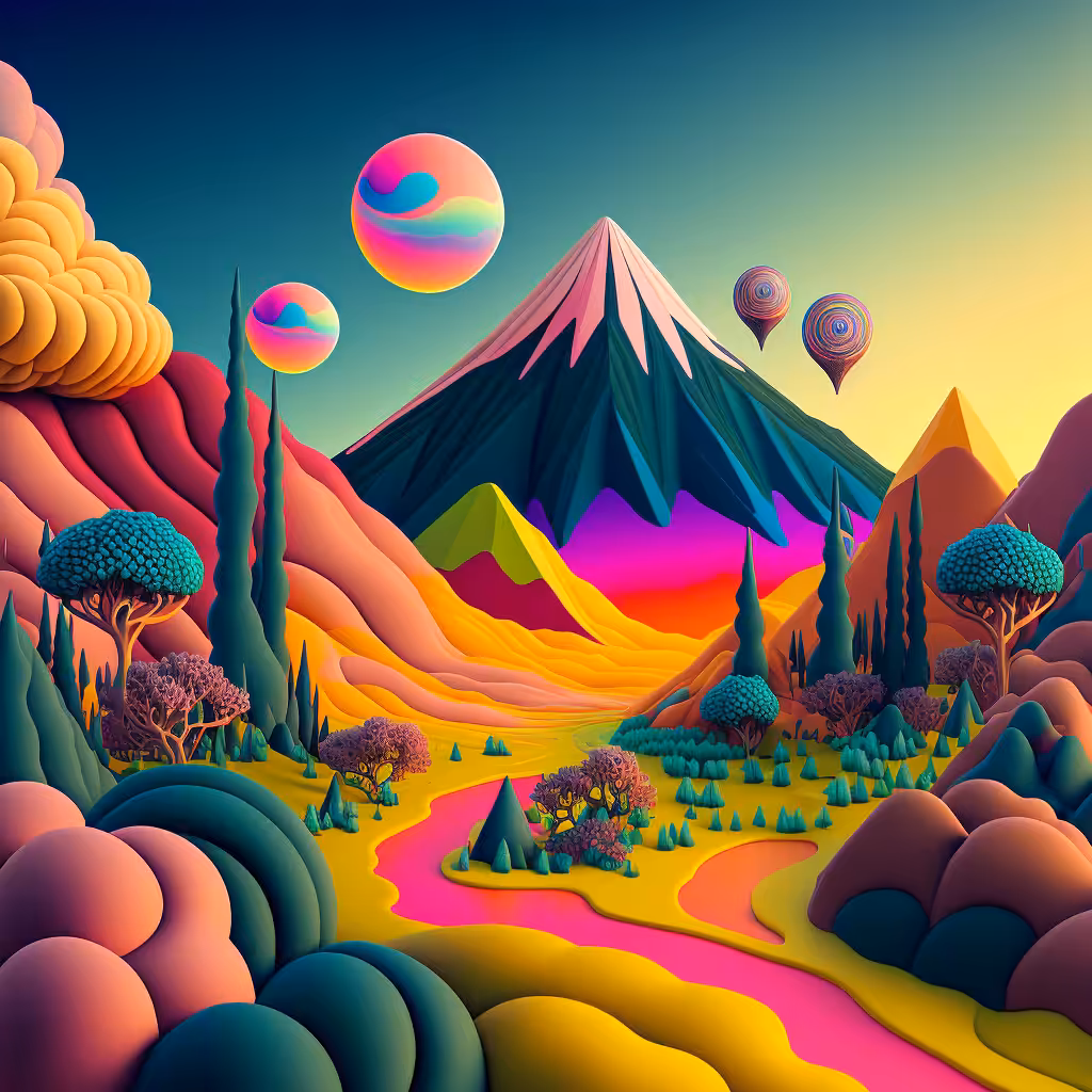 Psychedelic Landscape #82