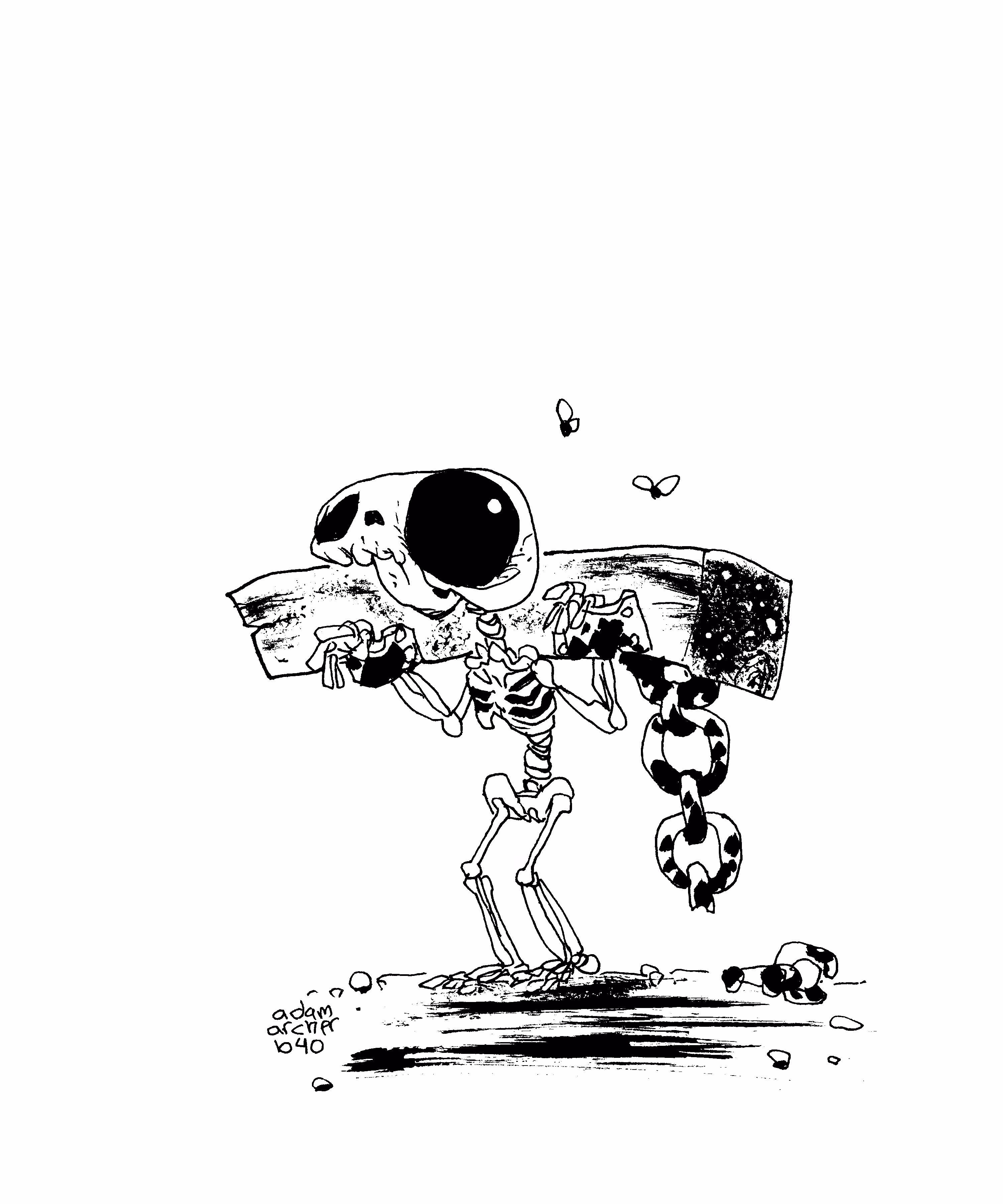 adam archer's doodles: black series 040