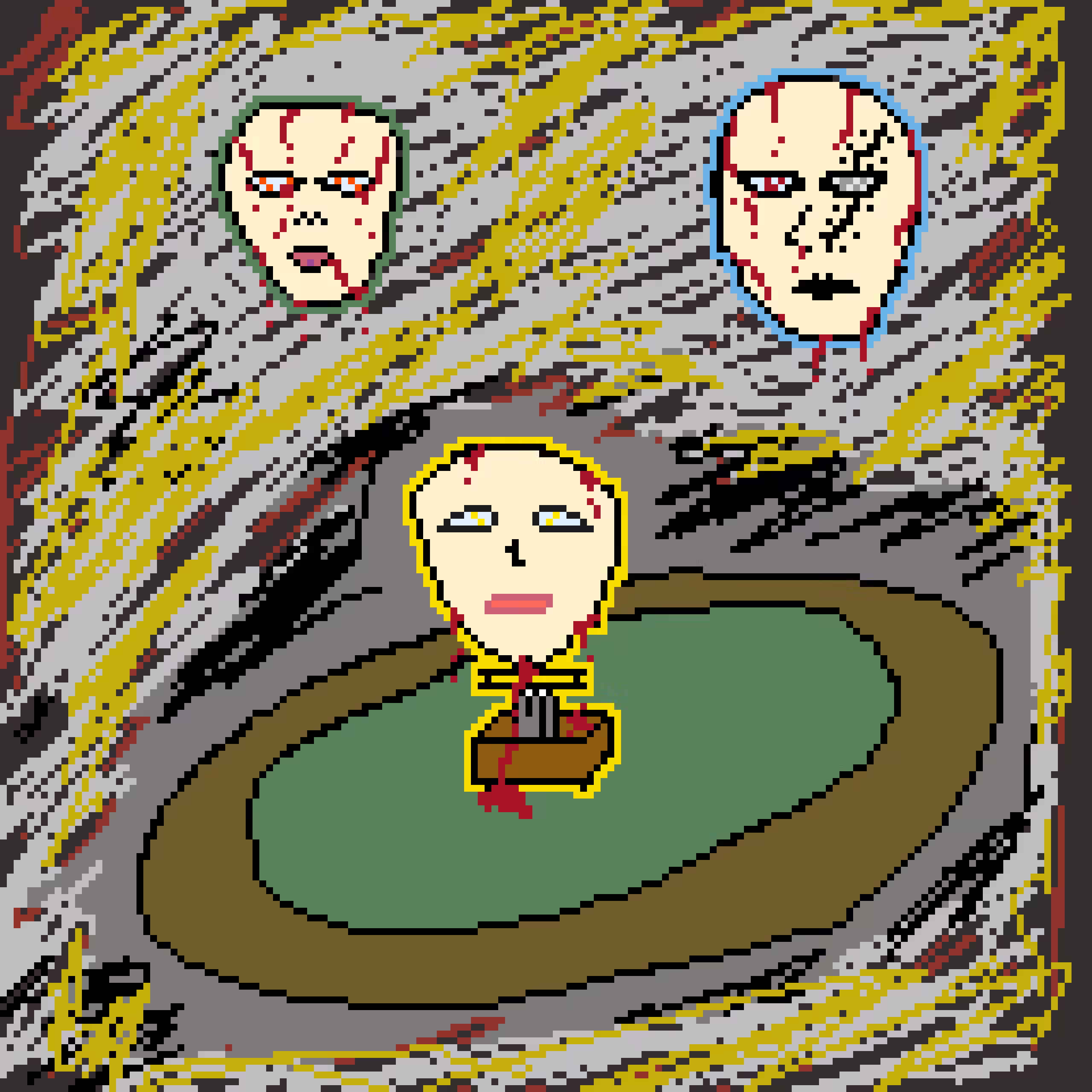Bloody Three Faces