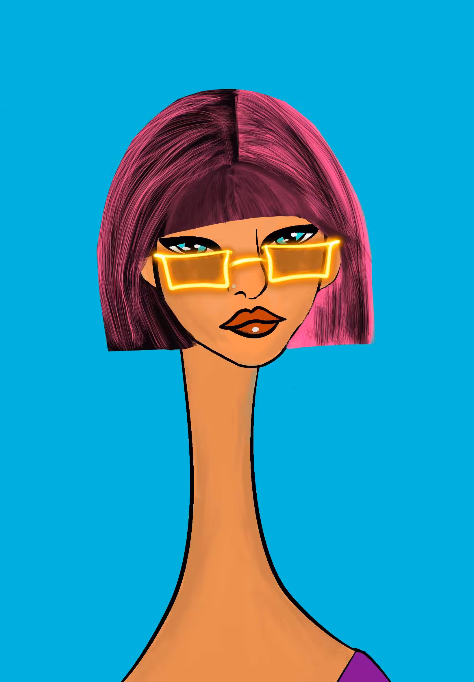 Long Neckie Ladies: Long Neckie Lady #2428