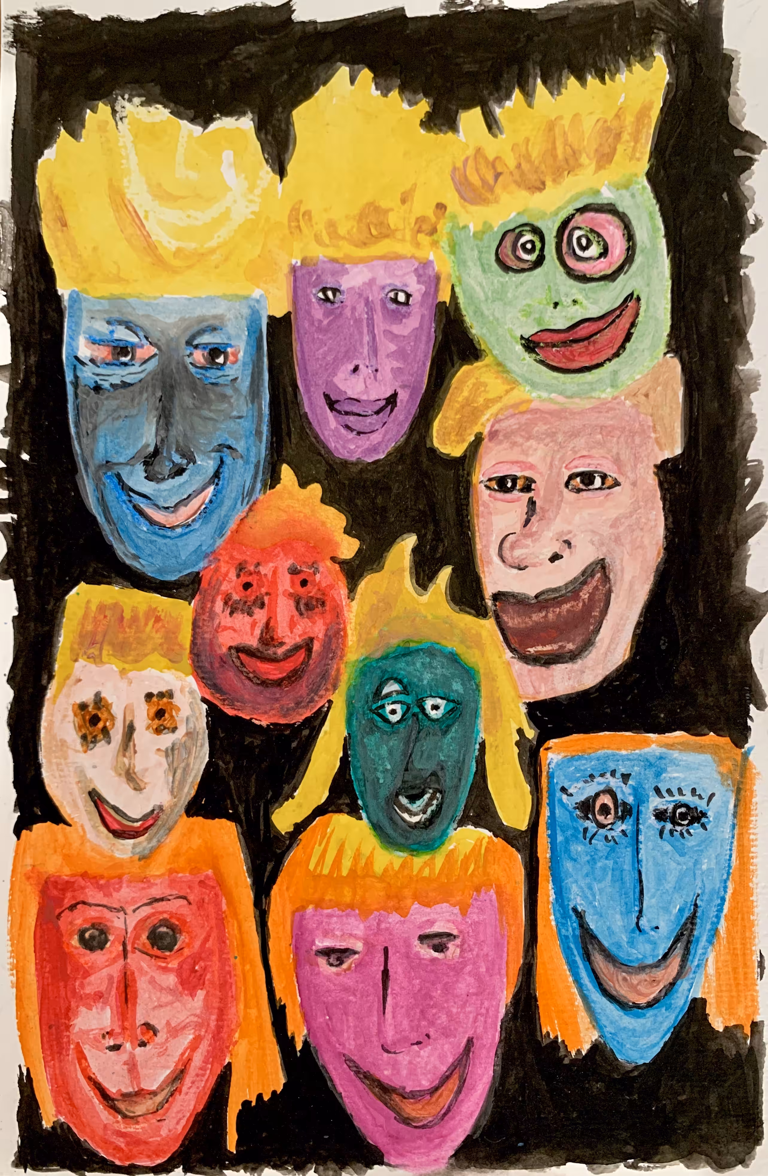 Creepy faces #4