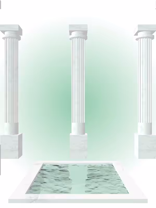 HeavenComputer: The Treading Water Aqua Green Woman #3567