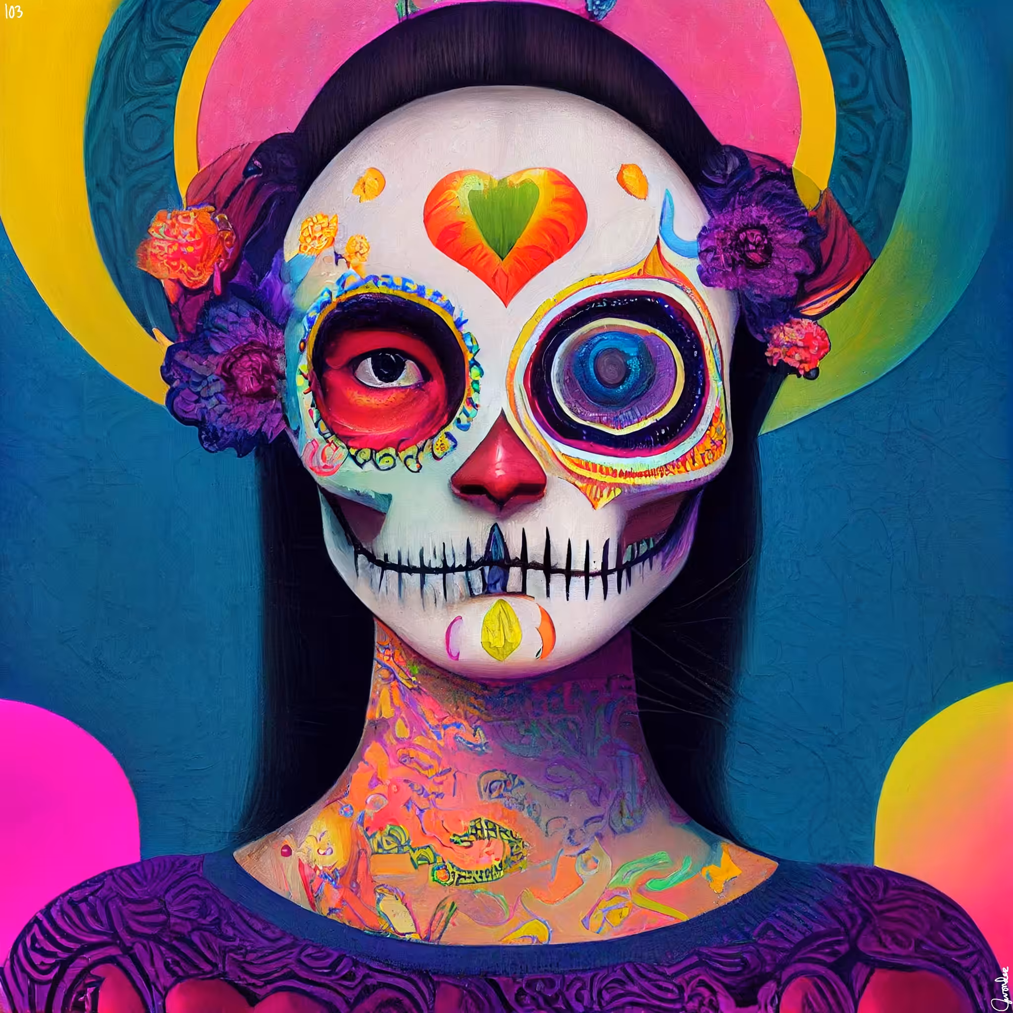 sugar skull #103