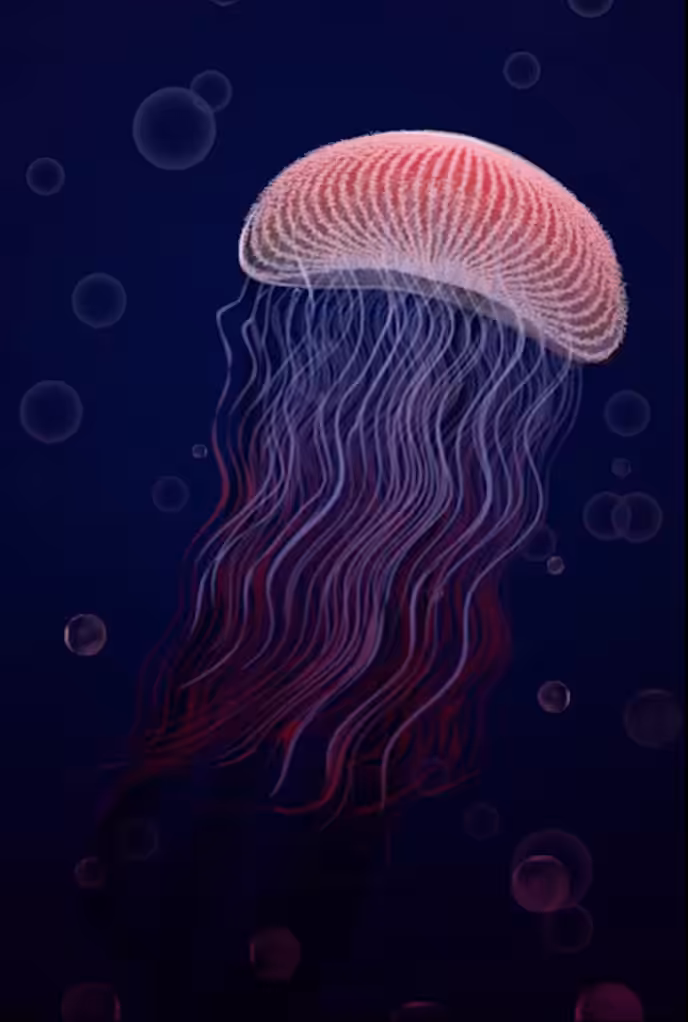 Jellyfish. Alive